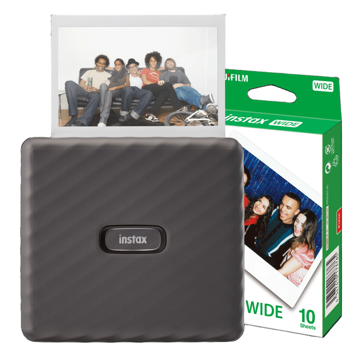 Fujifilm instax Link WIDE grå startpaket