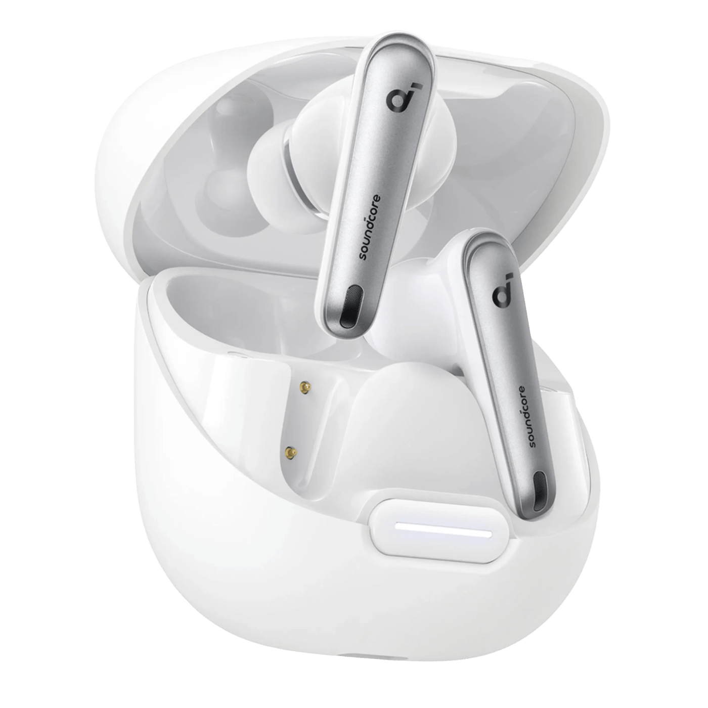 Soundcore Liberty 4 NC trådløse hodetelefoner med støyreduksjon Clear White