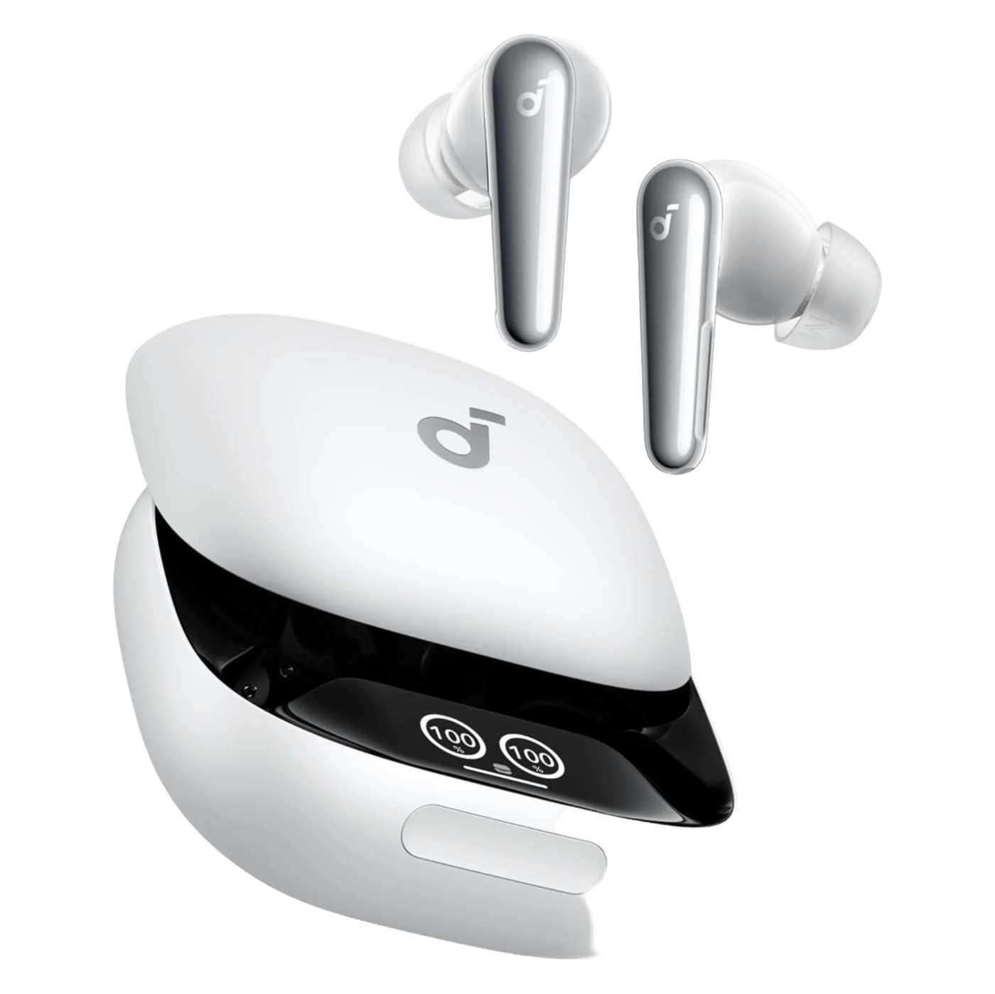 Soundcore Liberty 4 Pro trådlösa hörlurar med brusreducering White