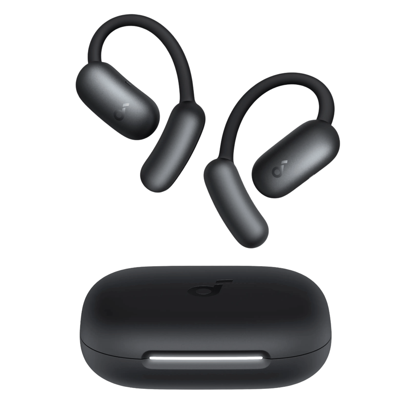 Soundcore AeroFit 2 Open-Ear hörlurar Svart