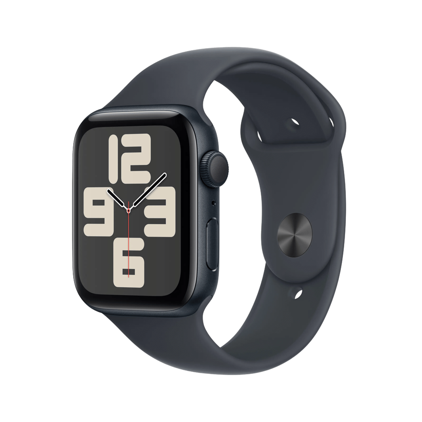 Apple Watch SE GPS 44 mm Midnight Case med Midnight Sport band M/L