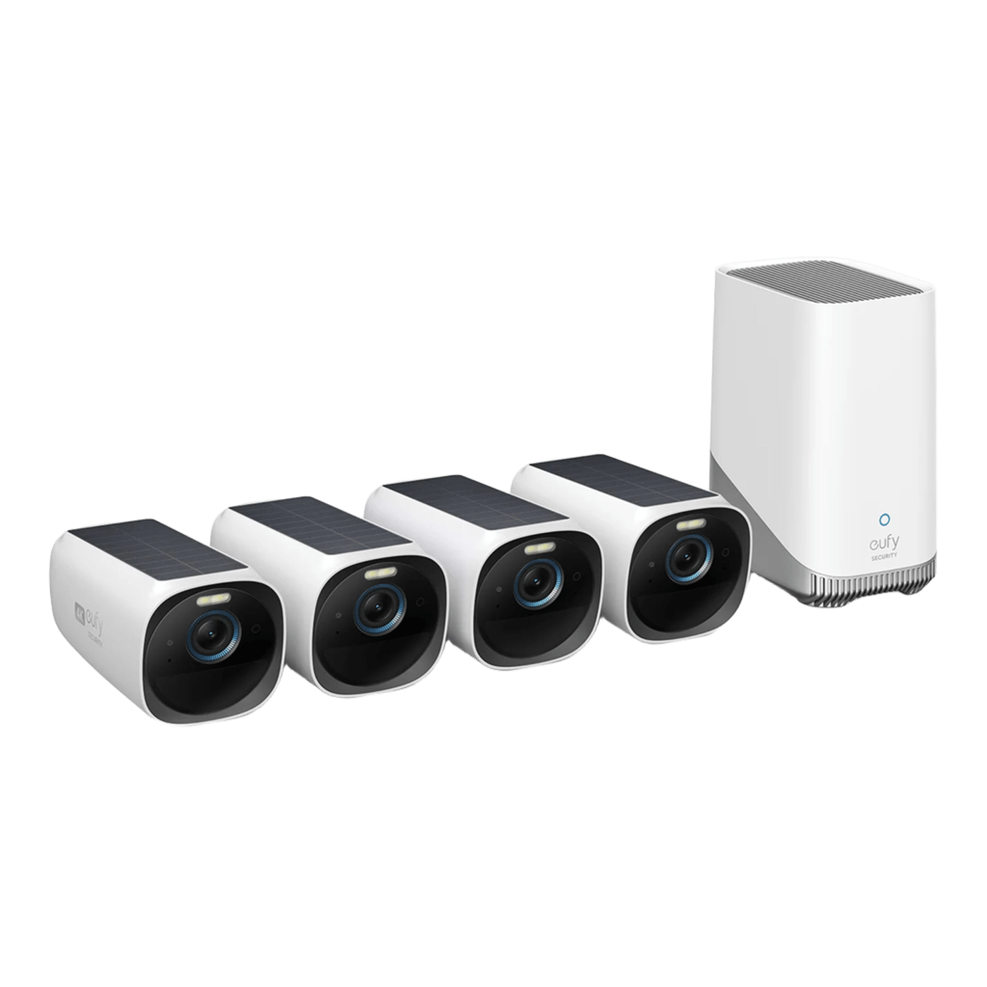 Eufy eufyCam 3 Övervakningssystem med solpanel 4-pack