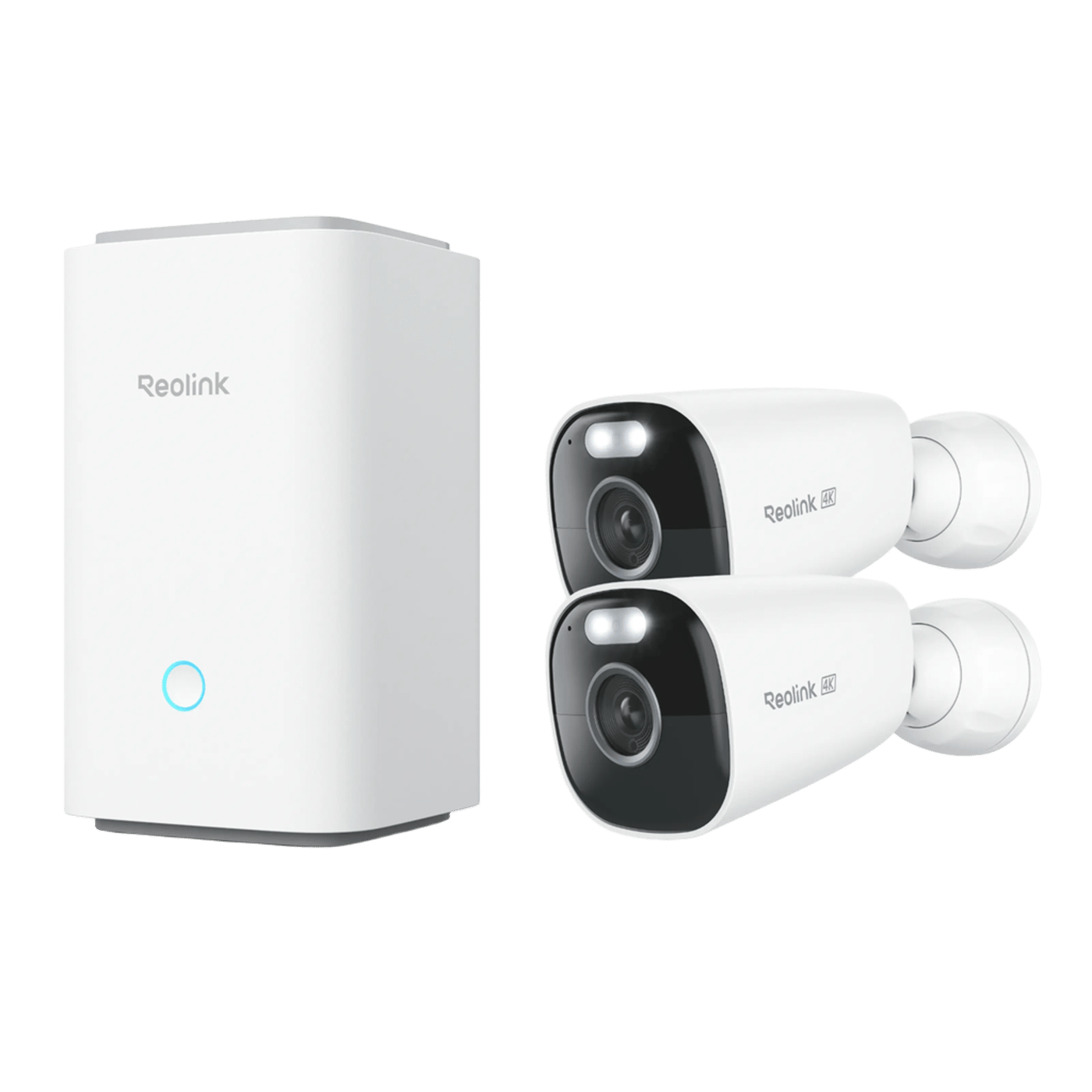 Reolink Home Hub med 2x Argus Eco Ultra 4K-kamera