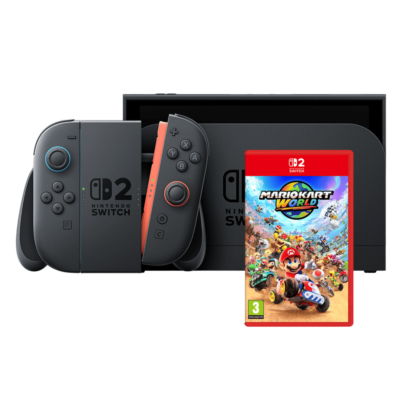 Nintendo Switch 2 Spelkonsol 7,9" med Mario Kart World Bundle