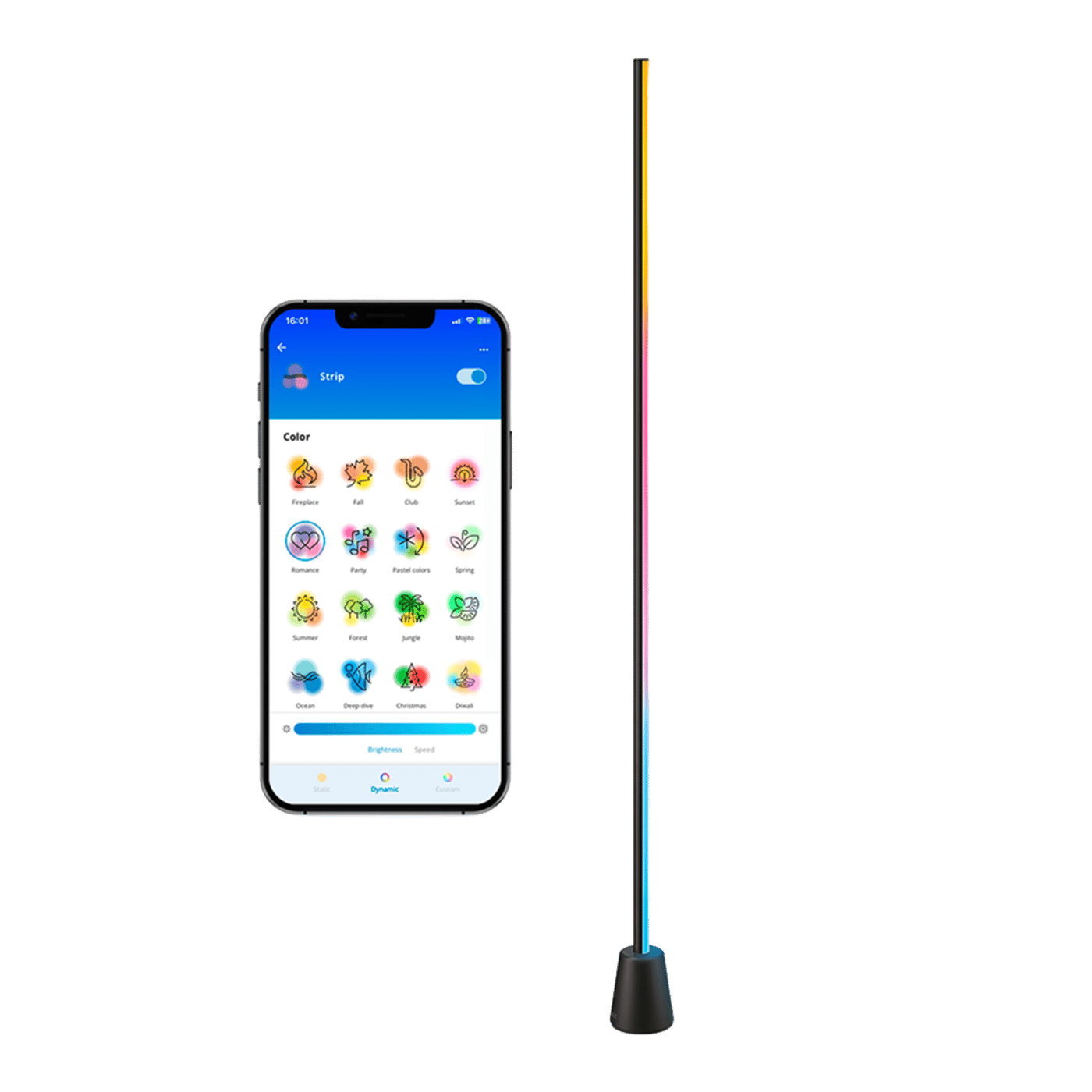 WiZ Gradient floor lamp RGBIC Golvarmatur