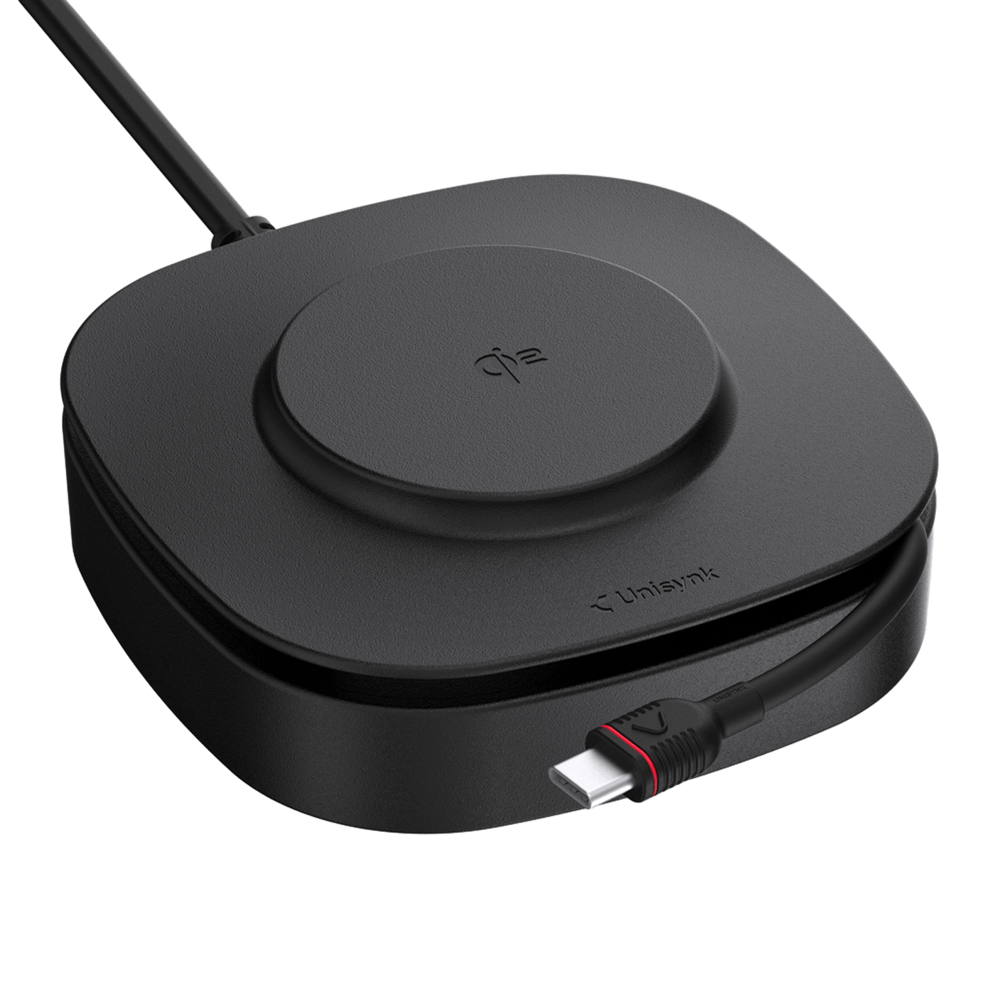 Unisynk USB-C Laptop/Qi2 2-i-1-laddare 80W
