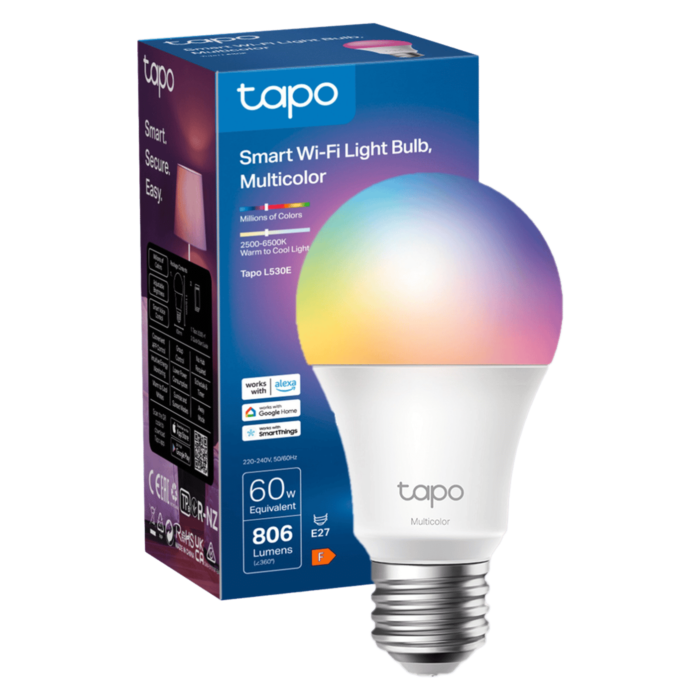 TP-Link Tapo Smart RGB LED-pære E27
