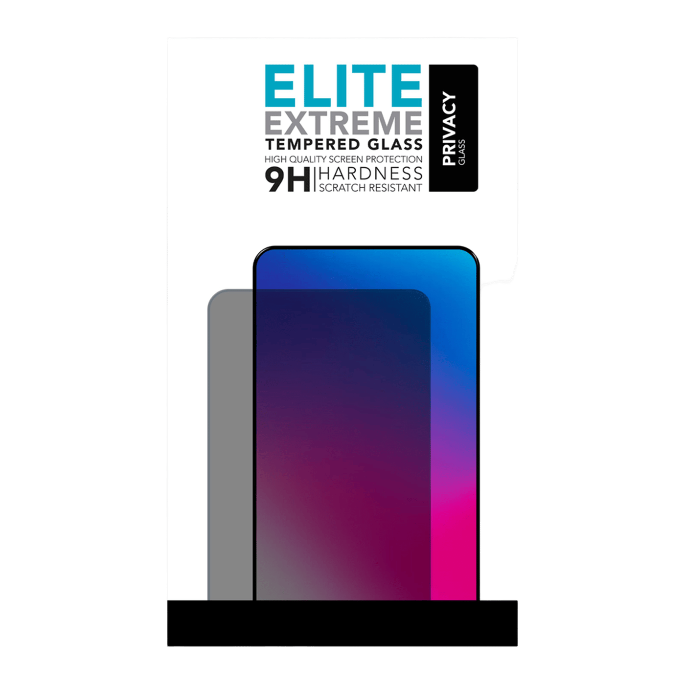 Linocell Elite Extreme Privacy Glass Skjermbeskytter for iPhone 12 og 12 Pro