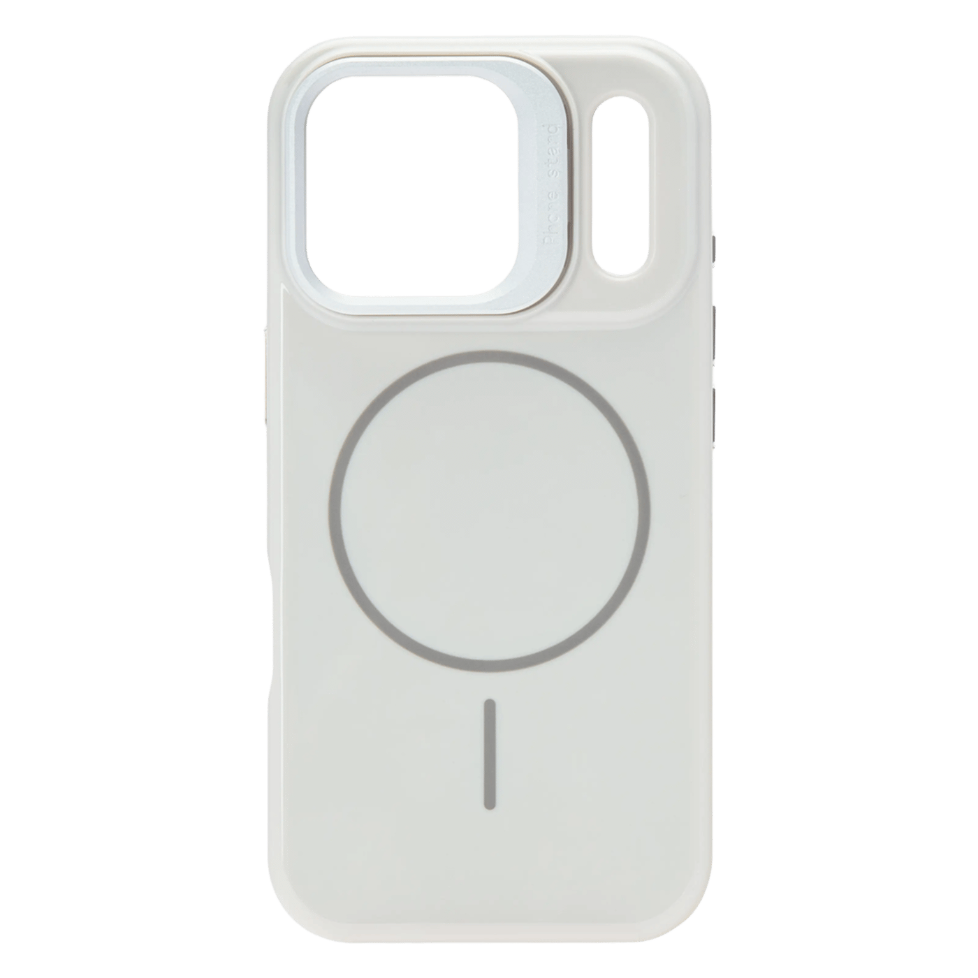 Linocell Flip Stand Case Mobilskal för iPhone 17 Pro / 18 Pro Vit