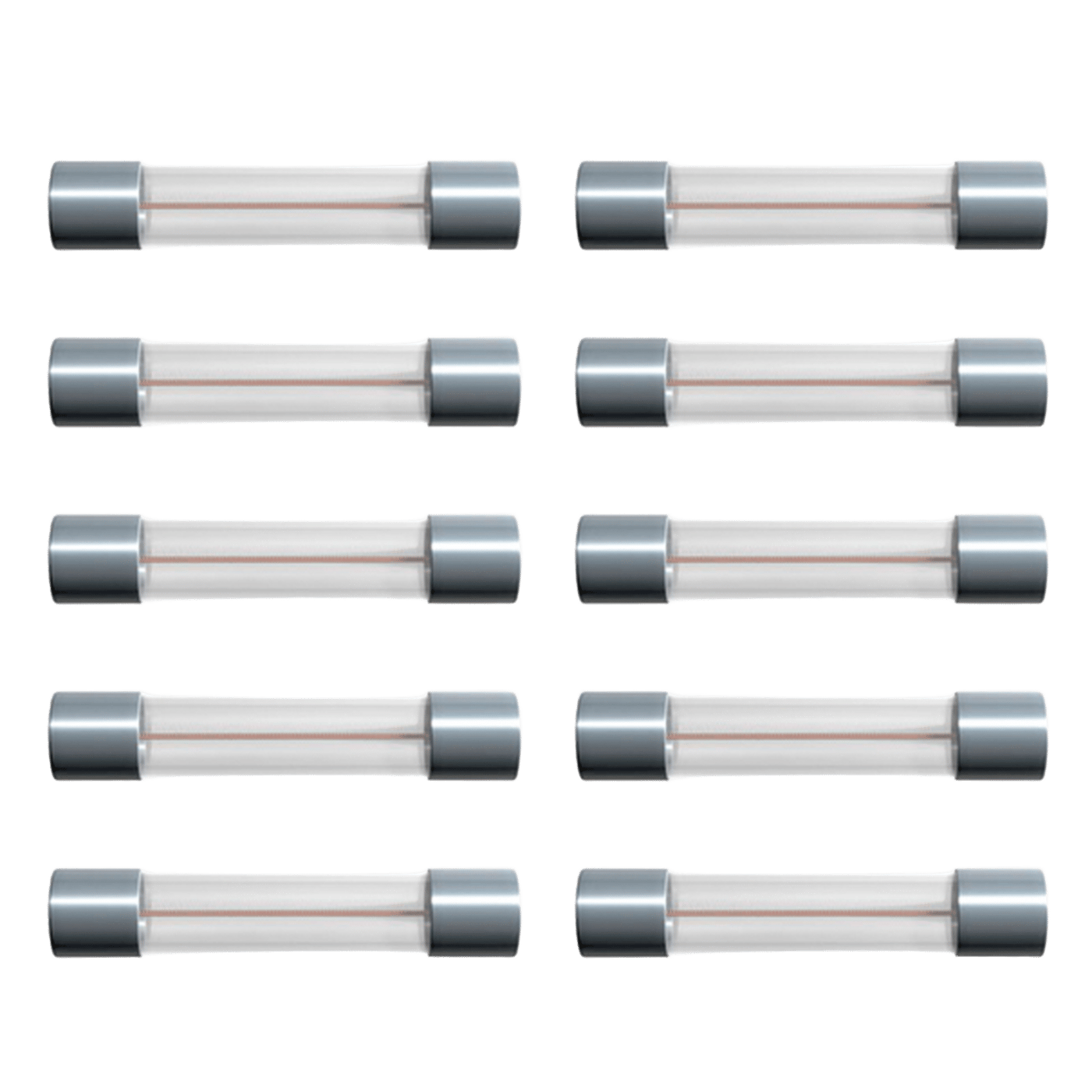Glasrörssäkring 6x32 mm 10 A Snabb (F) 10-pack