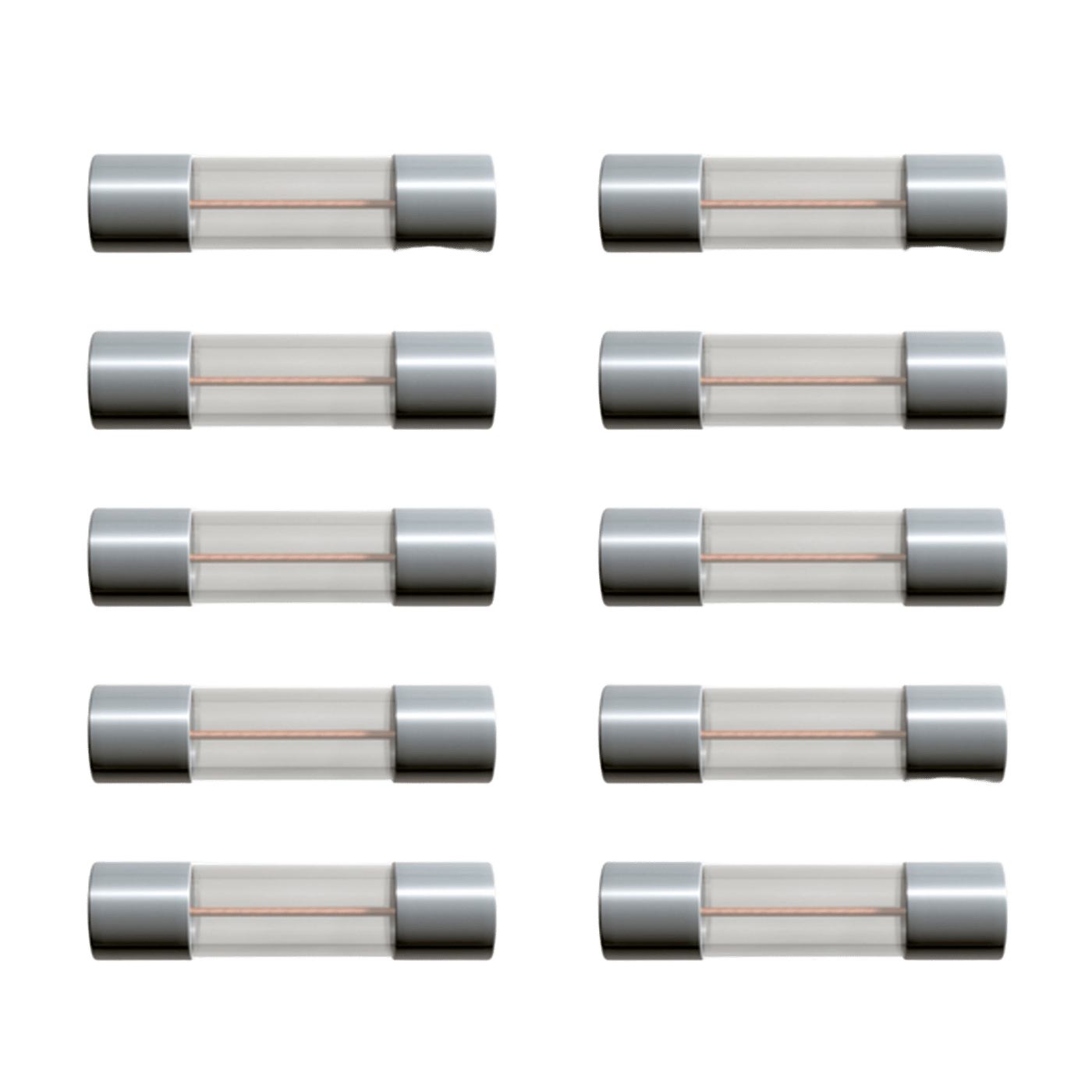 Glasrörssäkring 5x20 mm 3,15 A Snabb (F) 10-pack