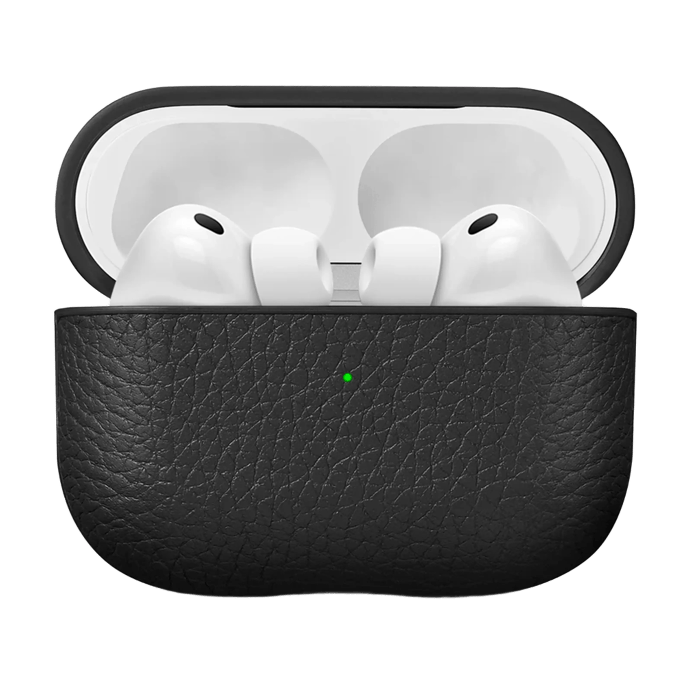 WOOLNUT Skal i läder till AirPods Pro 3-laddfodral Svart