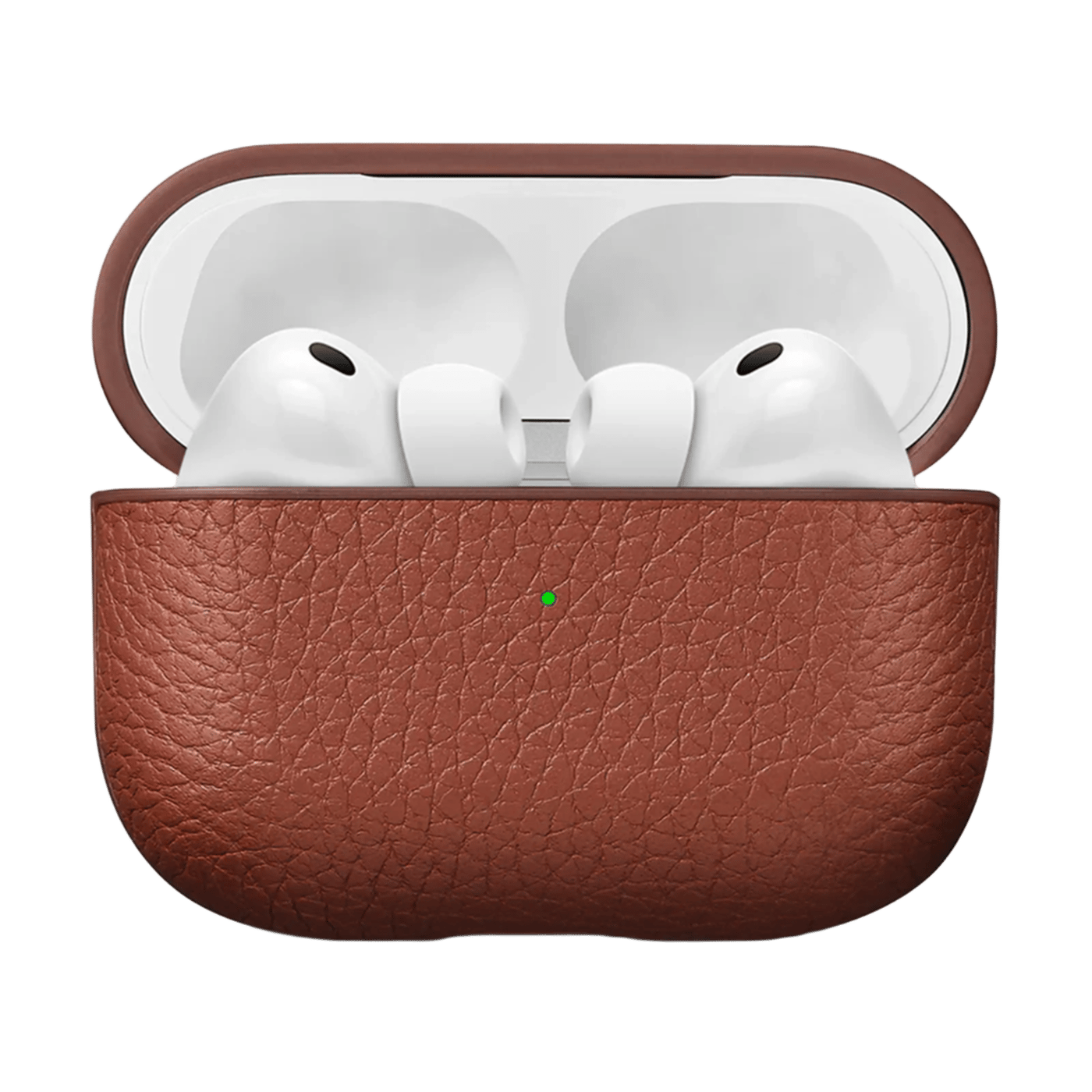WOOLNUT Skal i läder till AirPods Pro 3-laddfodral Cognac