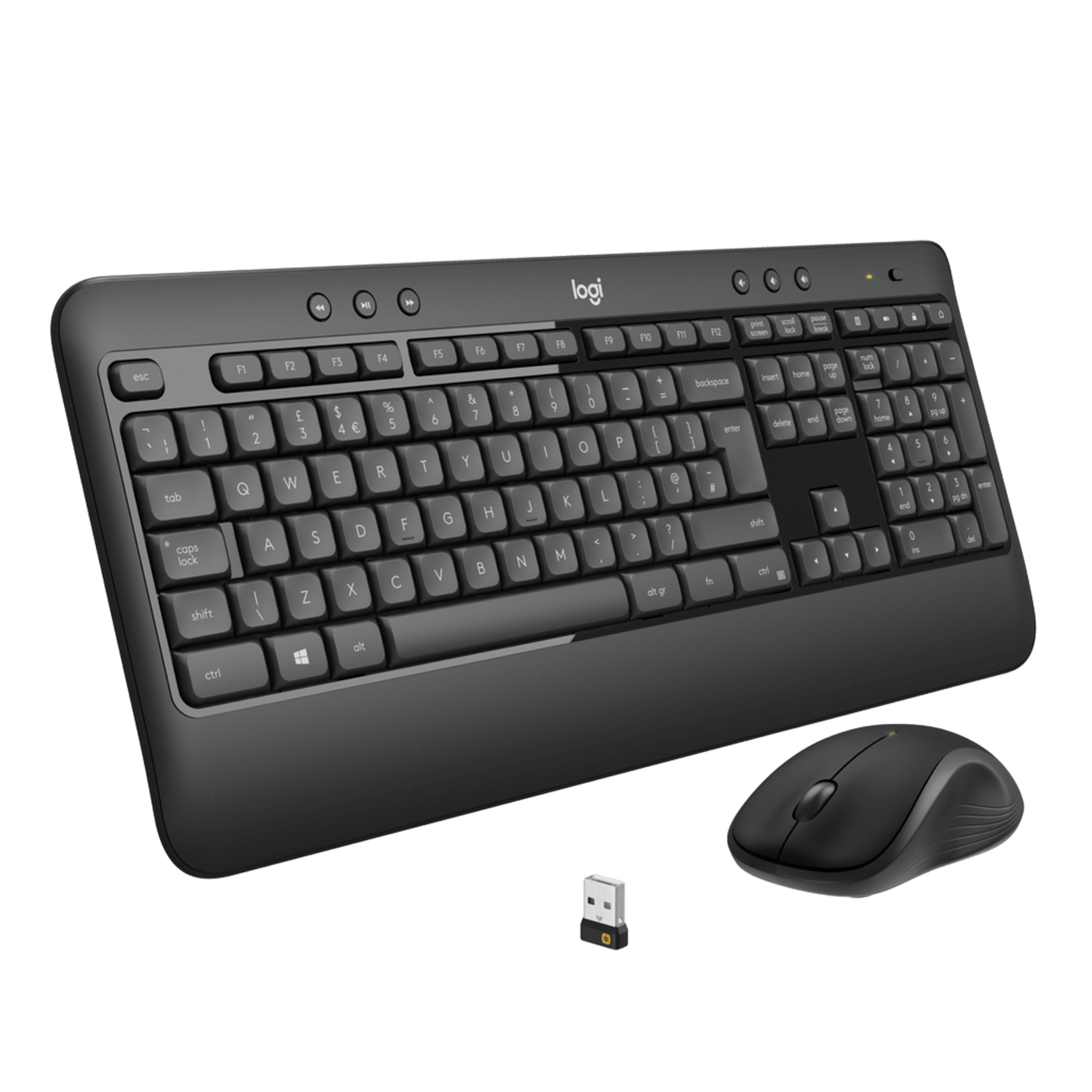 Logitech MK540 Trådløst tastatur og mus