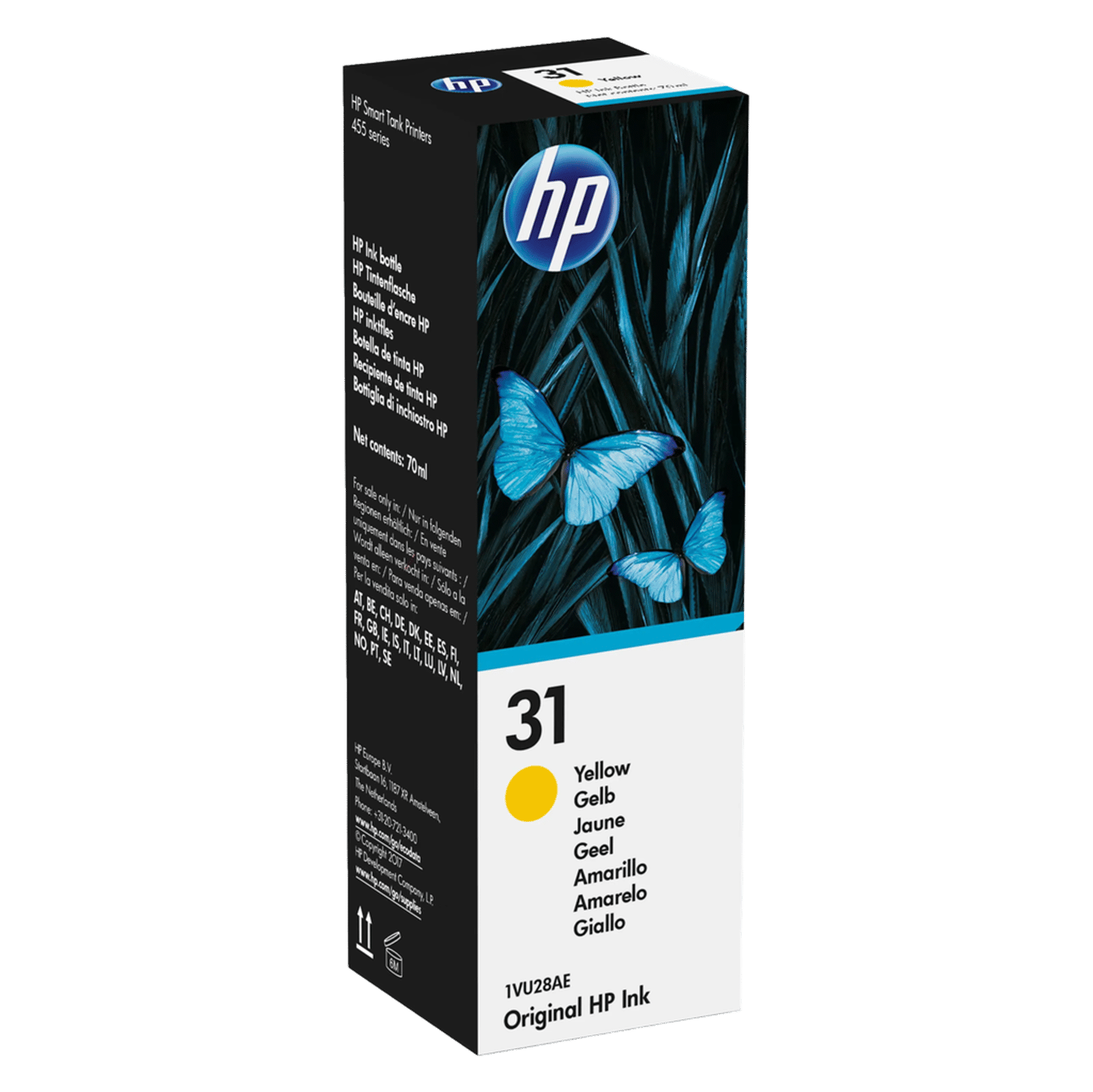HP 31 Bläckflaska Gul 70 ml