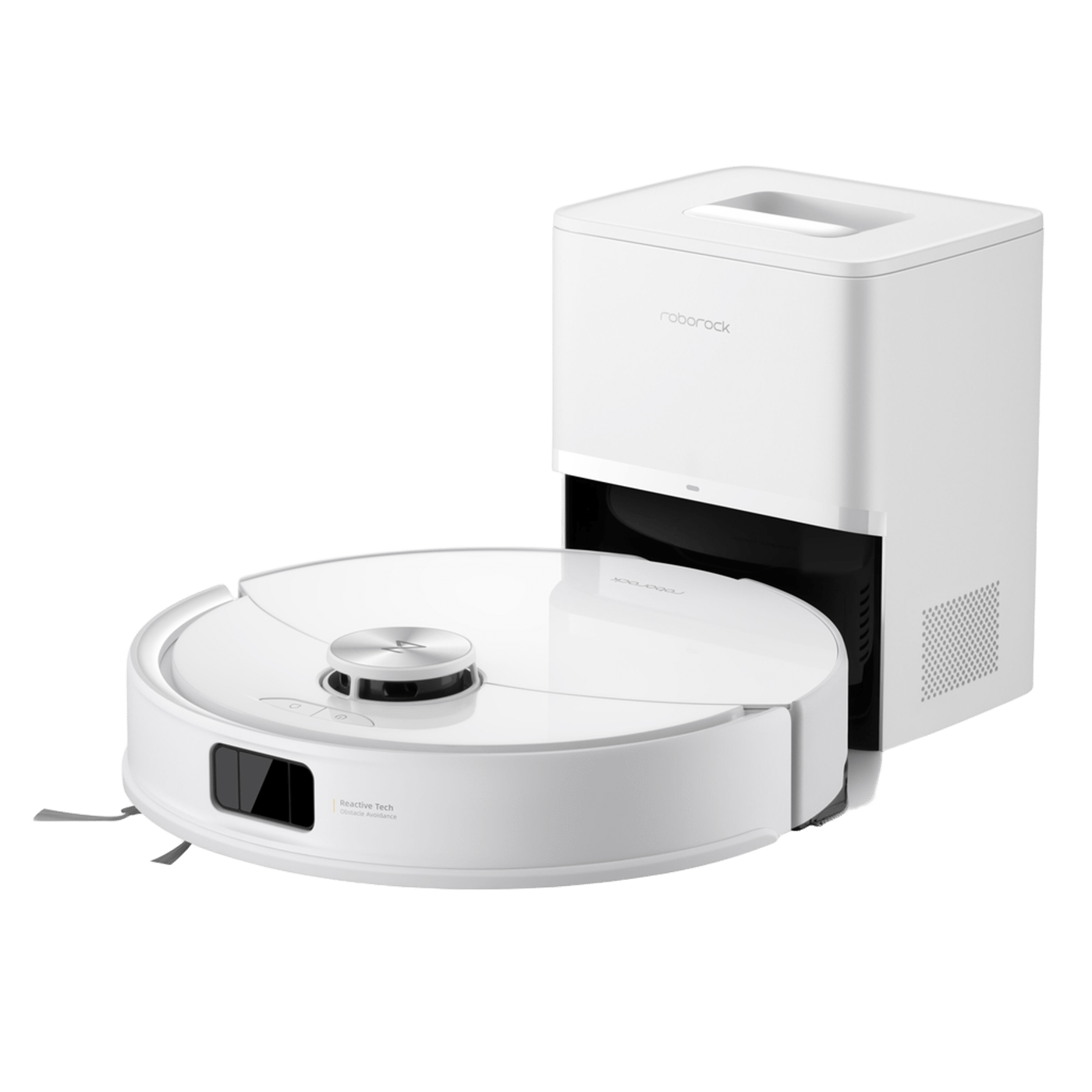 Roborock Q10 VF+ robotdammsugare med basstation Vit