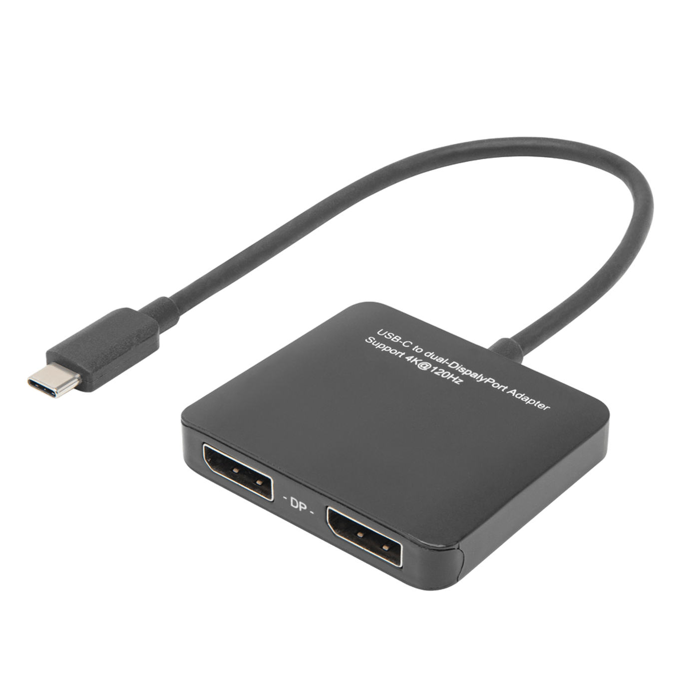 Plexgear USB-C- til 2x DisplayPort-adapter