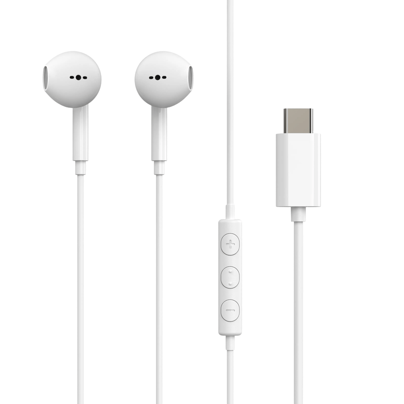 Nomadelic USB-C-hörlurar Solo 100 Vit
