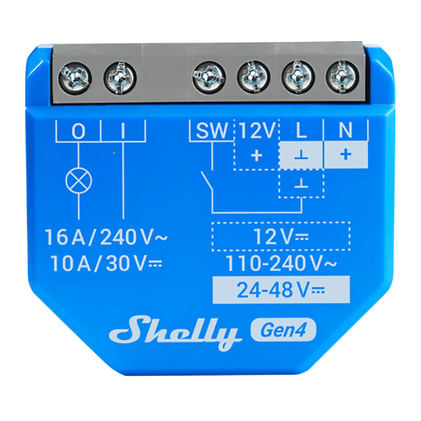 Shelly 1 Gen4 smart strømbrytermodul