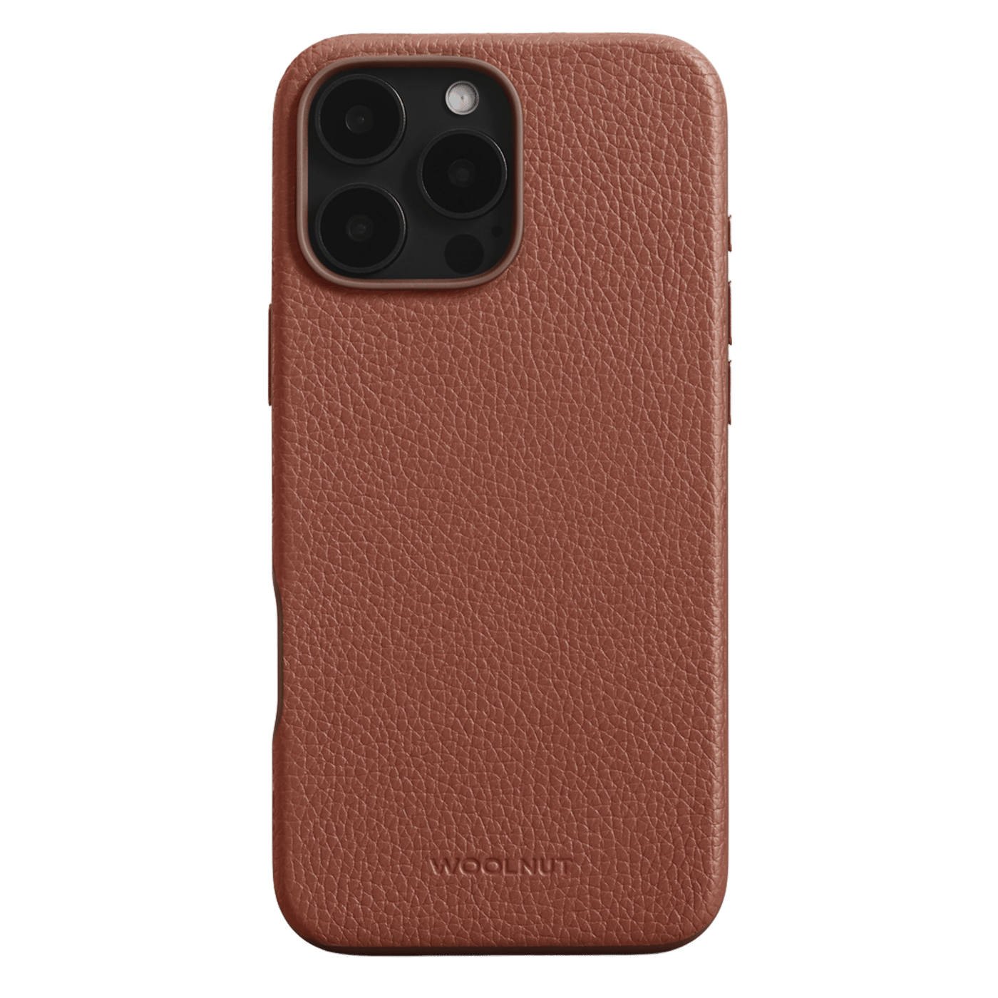 WOOLNUT Skinnetui for iPhone 16 Pro Max Cognac
