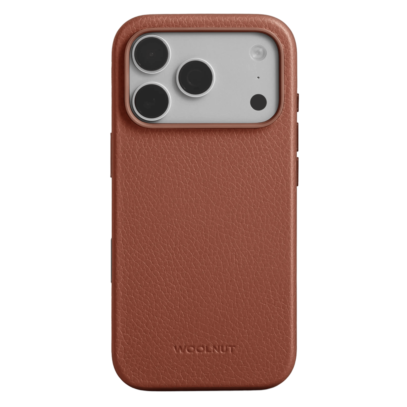 WOOLNUT Läderfodral för iPhone 17 Pro / 18 Pro Cognac