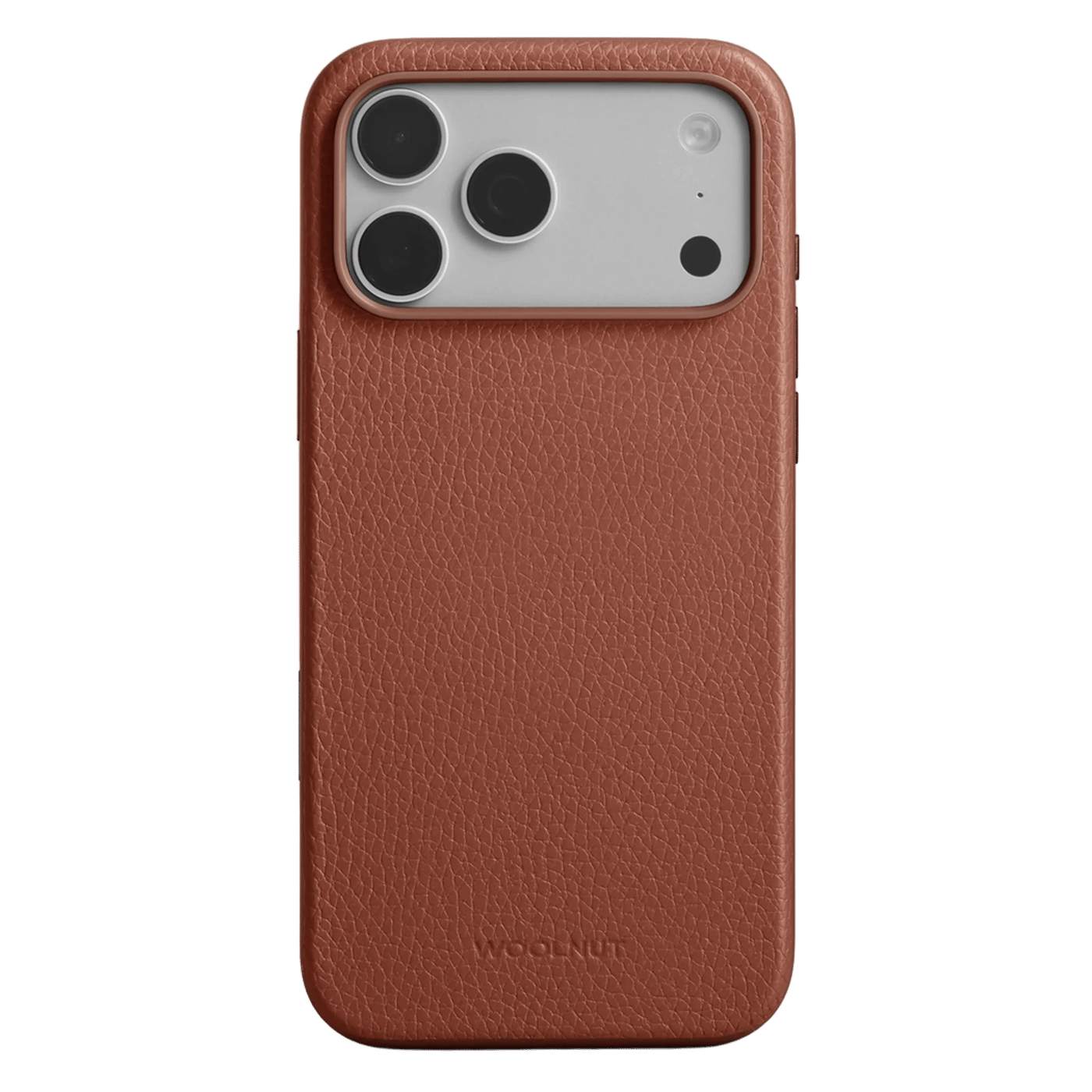 WOOLNUT Läderfodral för iPhone 17 Pro Max / 18 Pro Max Cognac