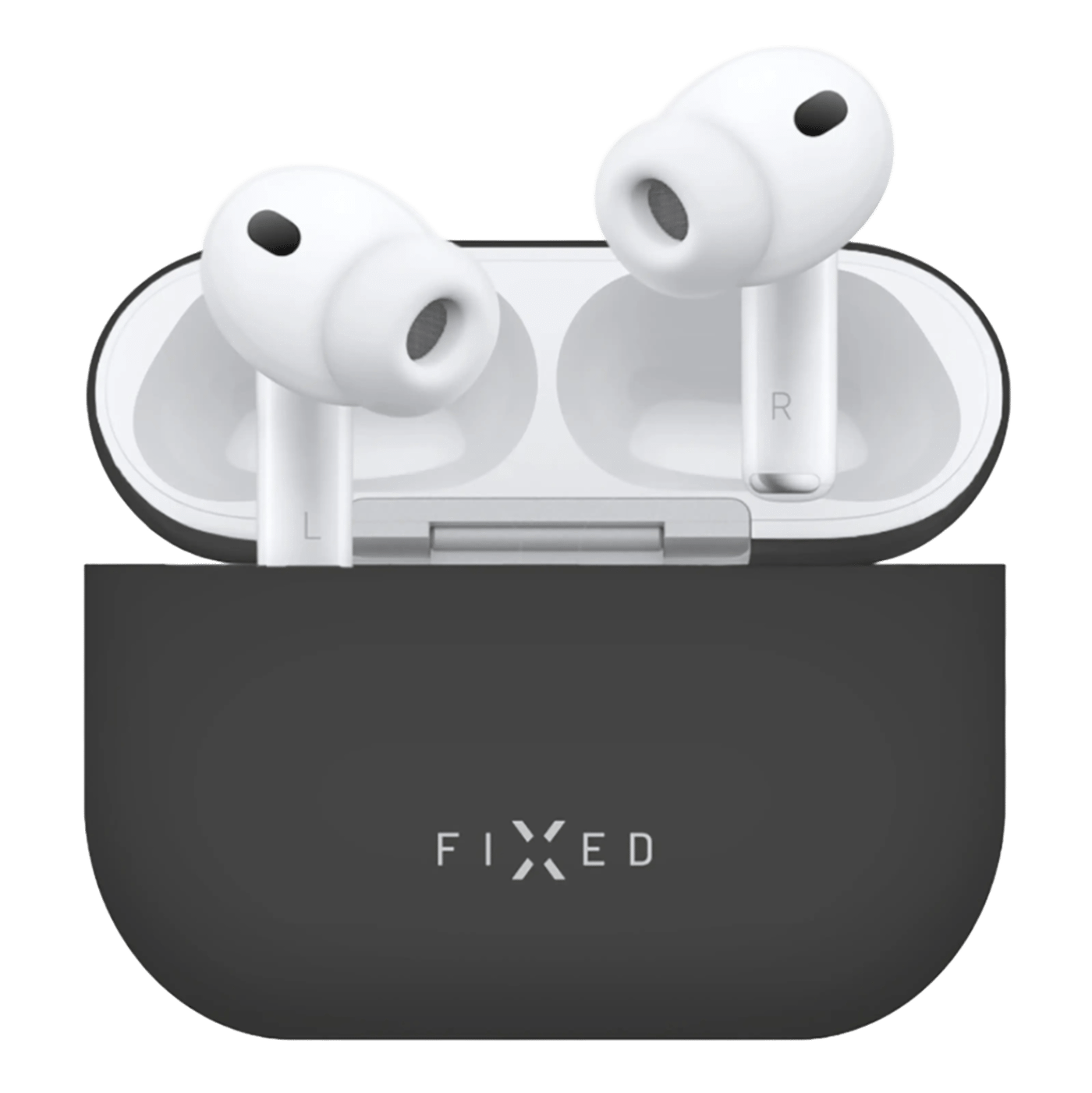 Fixed Silky silikonetui for Apple AirPods Pro 3 Svart