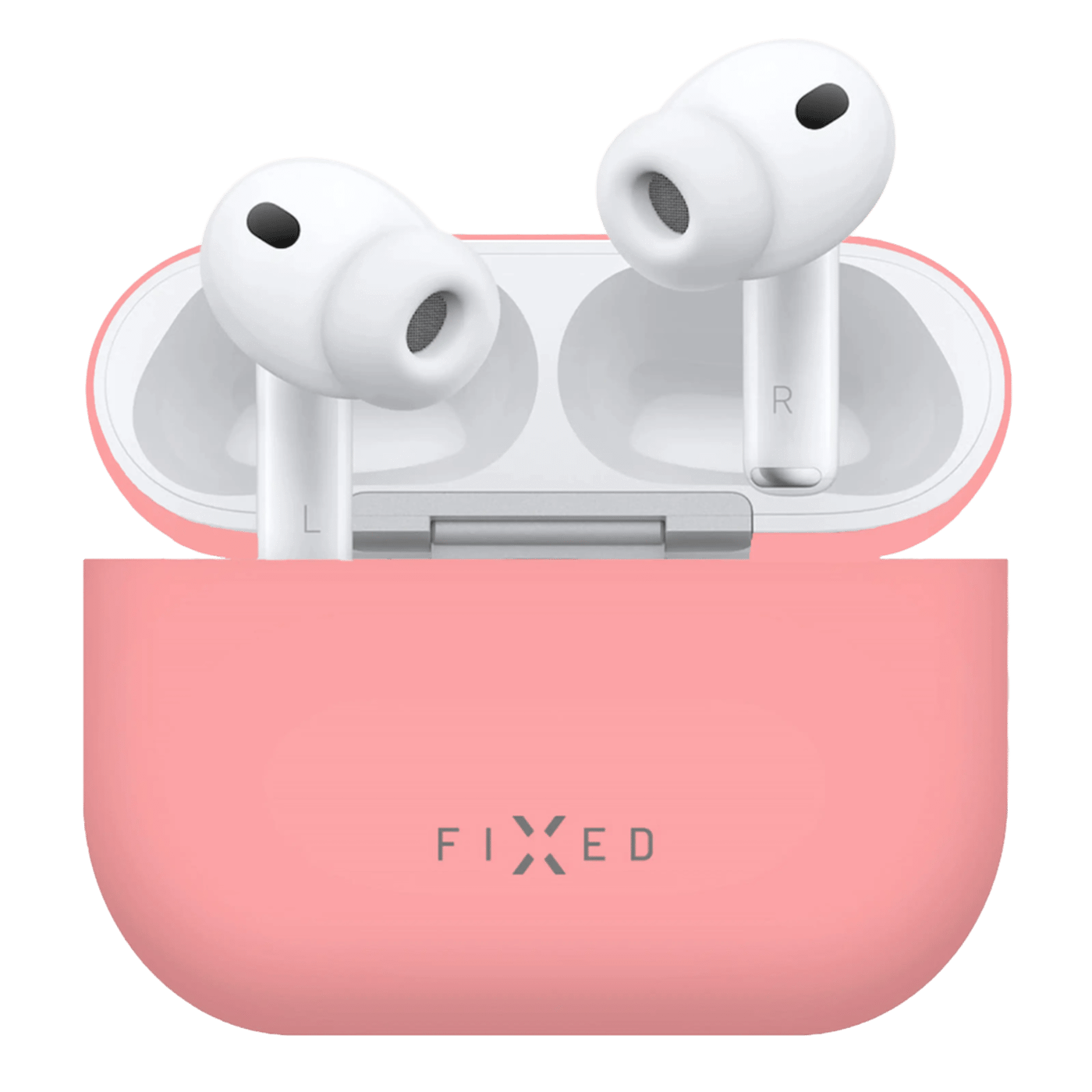 Fixed Silky Silikonfodral för Apple AirPods Pro 3 Rosa