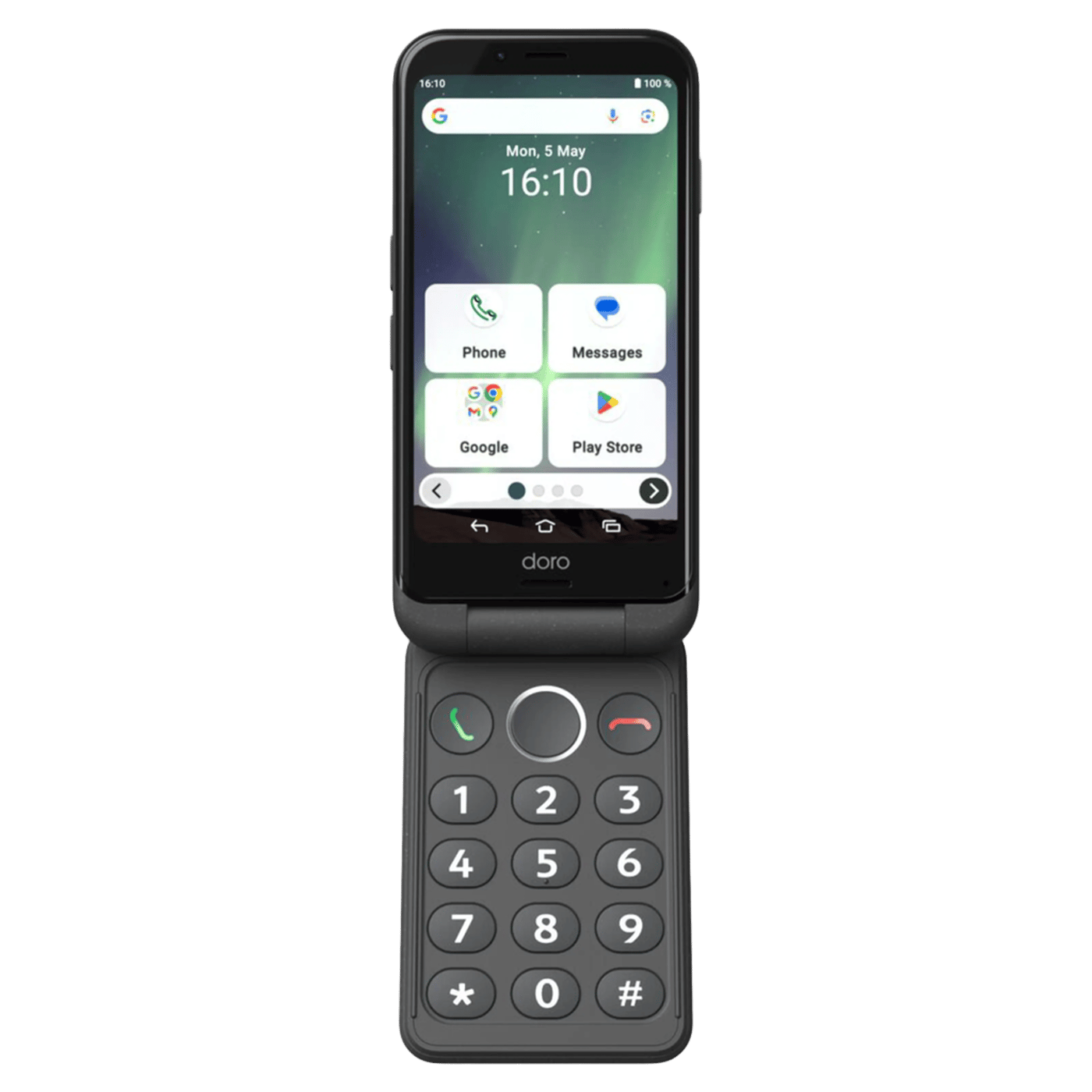 Doro Aurora A21 smartphone Grafitgrå