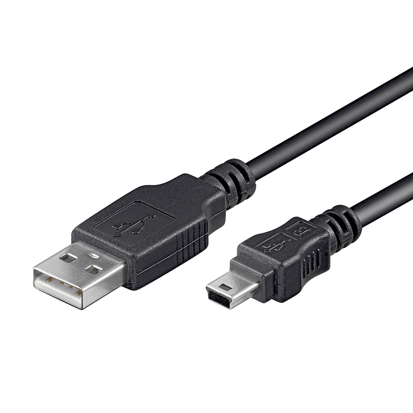 Luxorparts USB-A- til Mini USB-kabel Svart 1,8 m