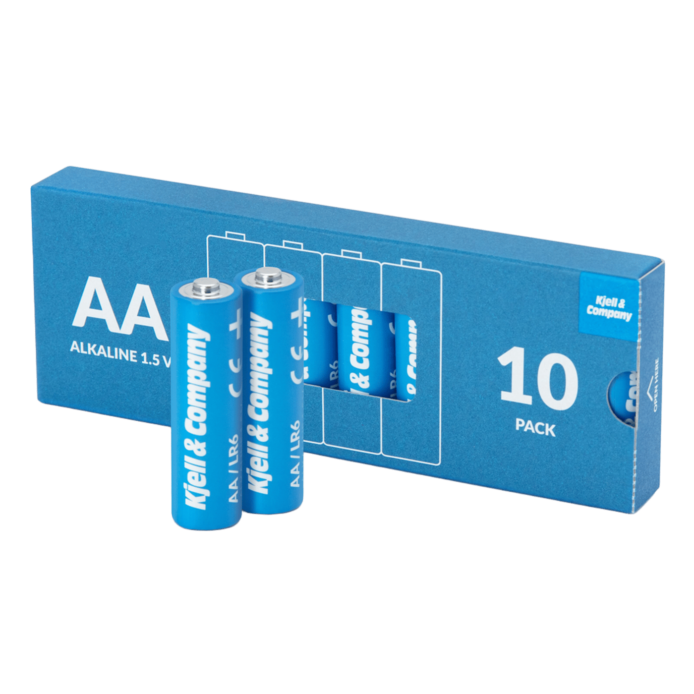 Kjell & Company AA-batterier (LR6) 10-pk.