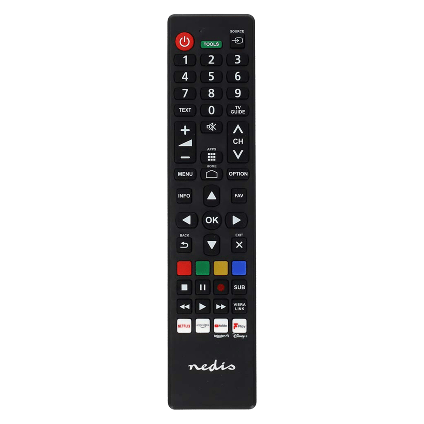 Nedis Erstatningsfjernkontroll for Pansonic/Sharp TV-modeller