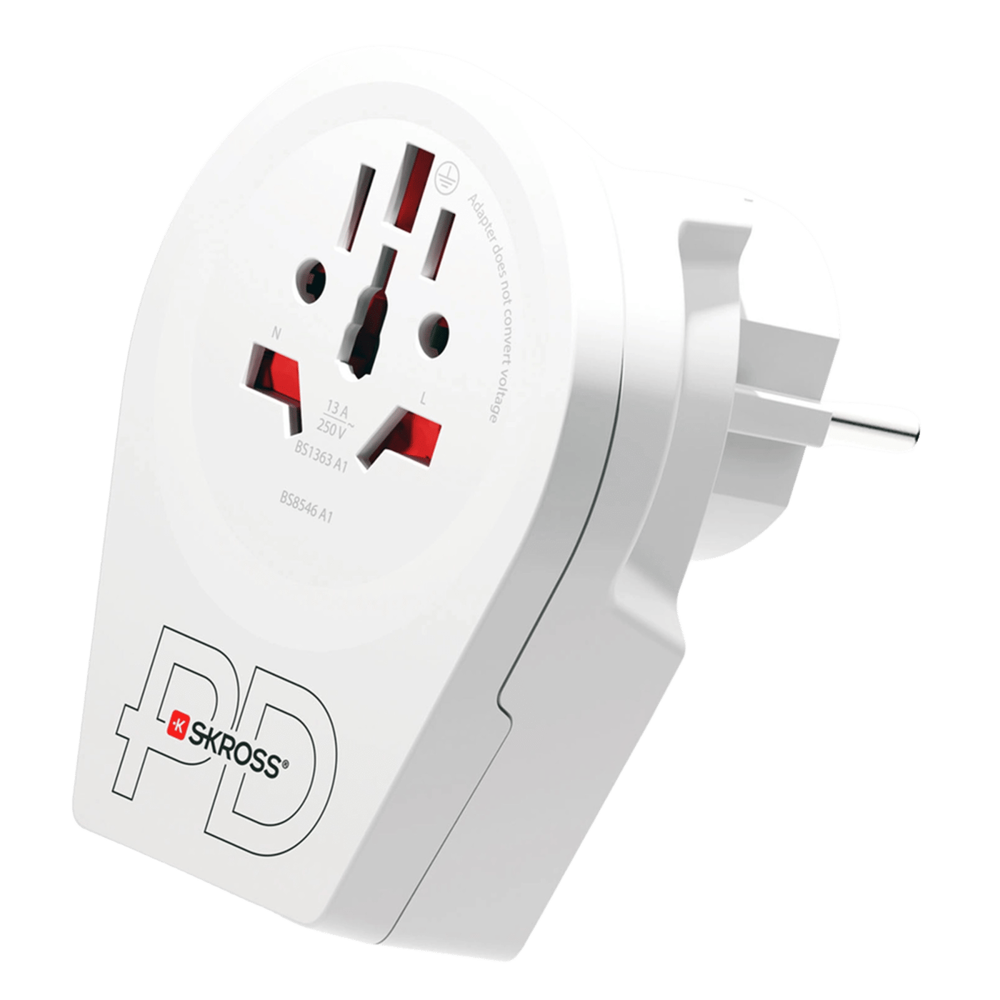 Skross Reiseadapter Universal til Europa USB AC PD 20W