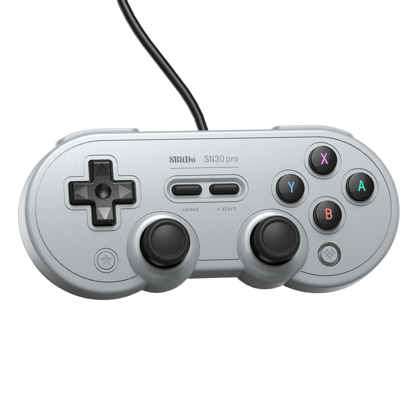 8Bitdo SN30 Pro Handkontroll med USB-anslutning Grå