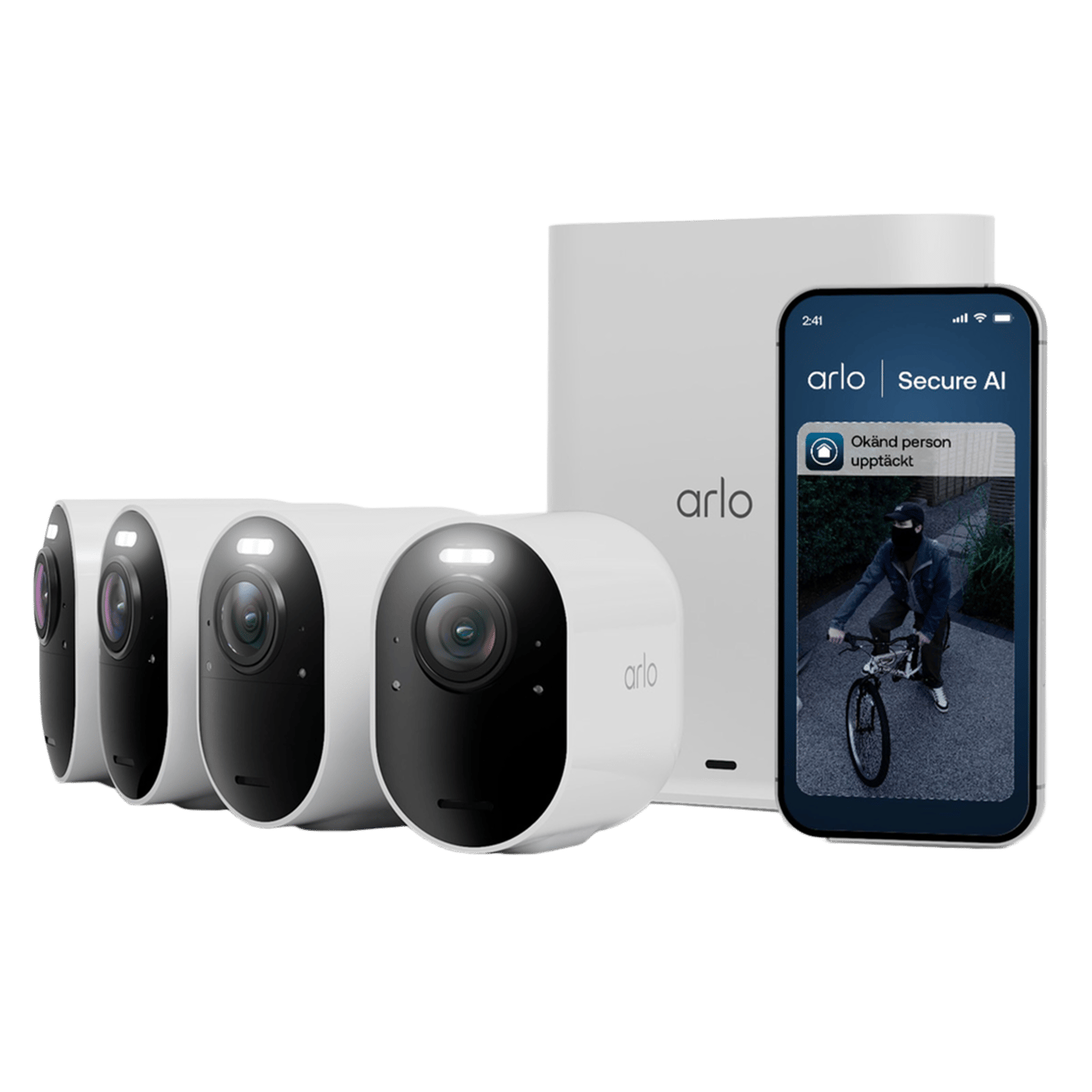 Arlo Ultra 3 4K – Trådlös övervakningskamera 4-pack