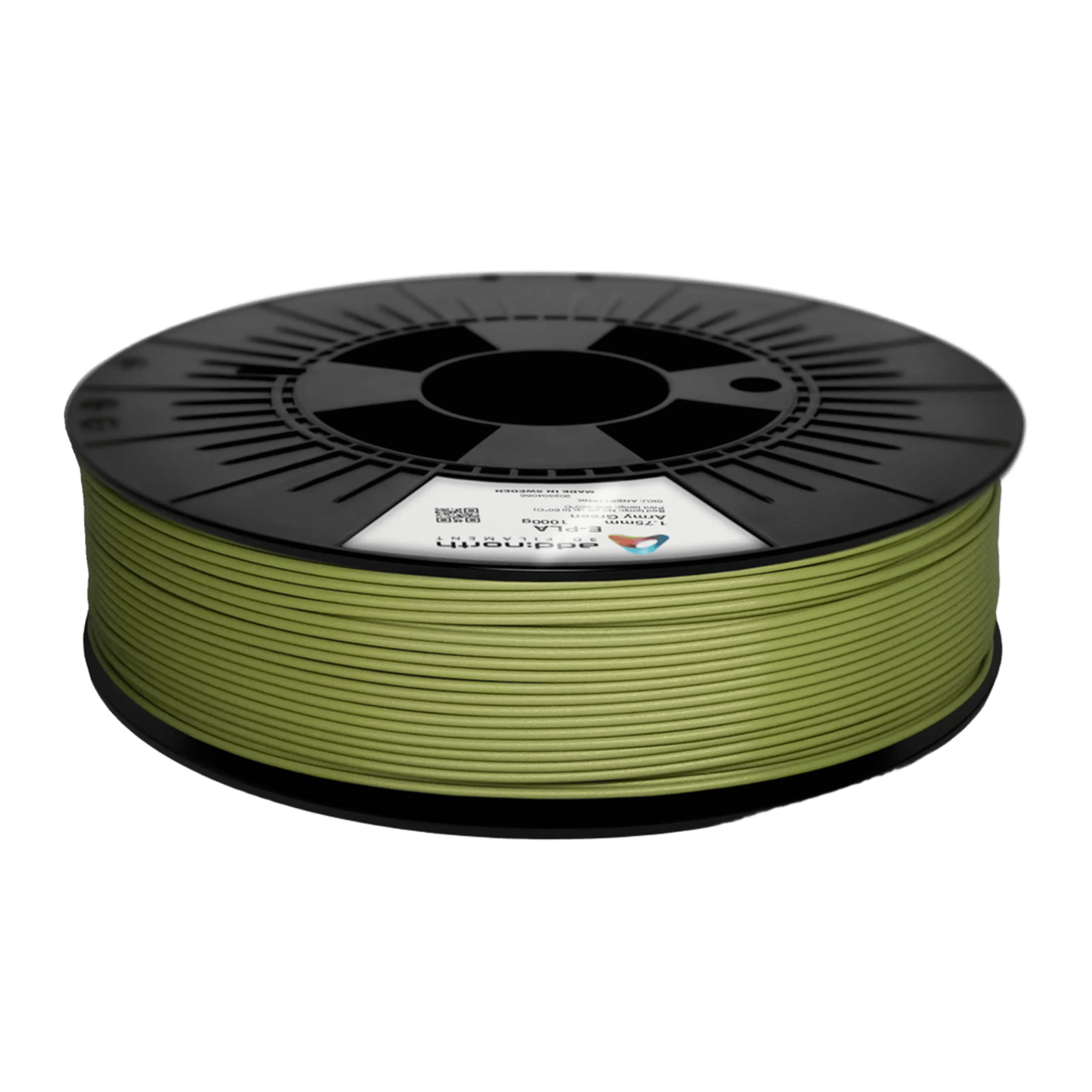 Addnorth E-PLA-filament 1,75 mm 1000 g-Army Green
