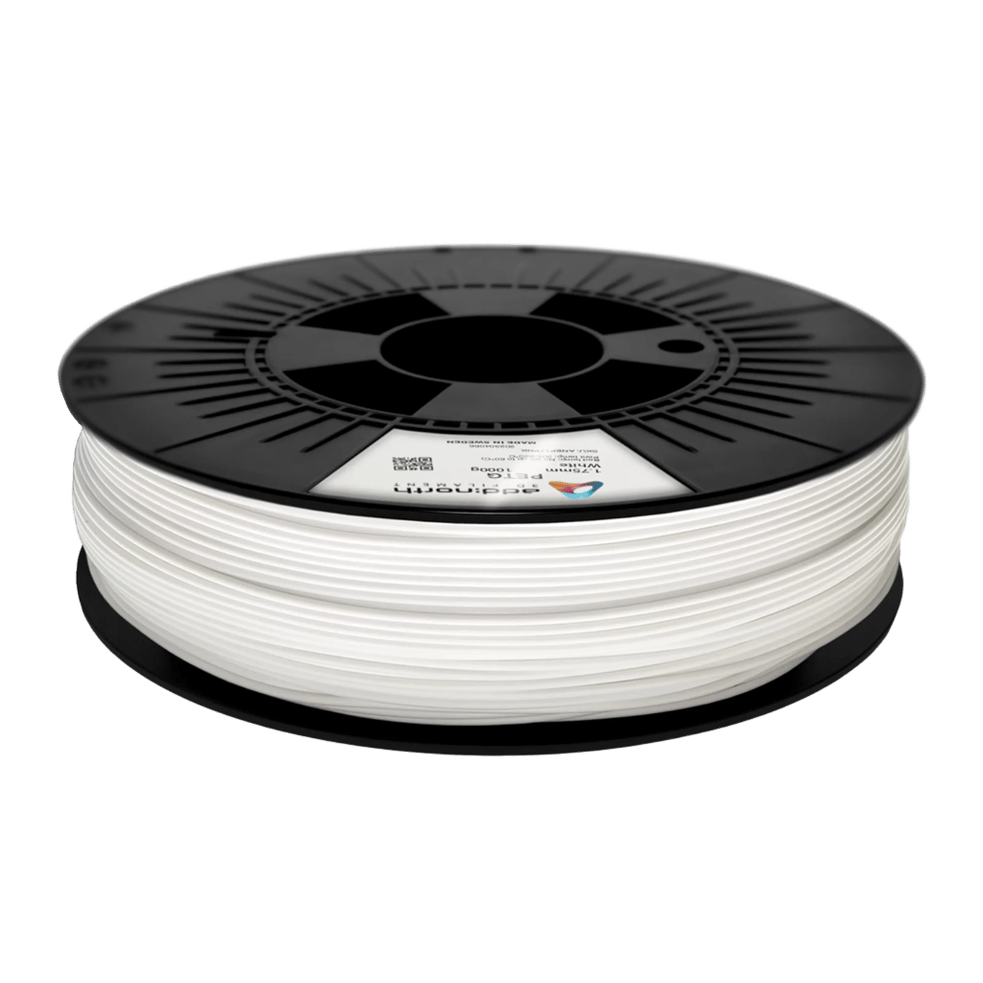 Addnorth PETG Economy-filament 1,75 mm 1000 g – vit