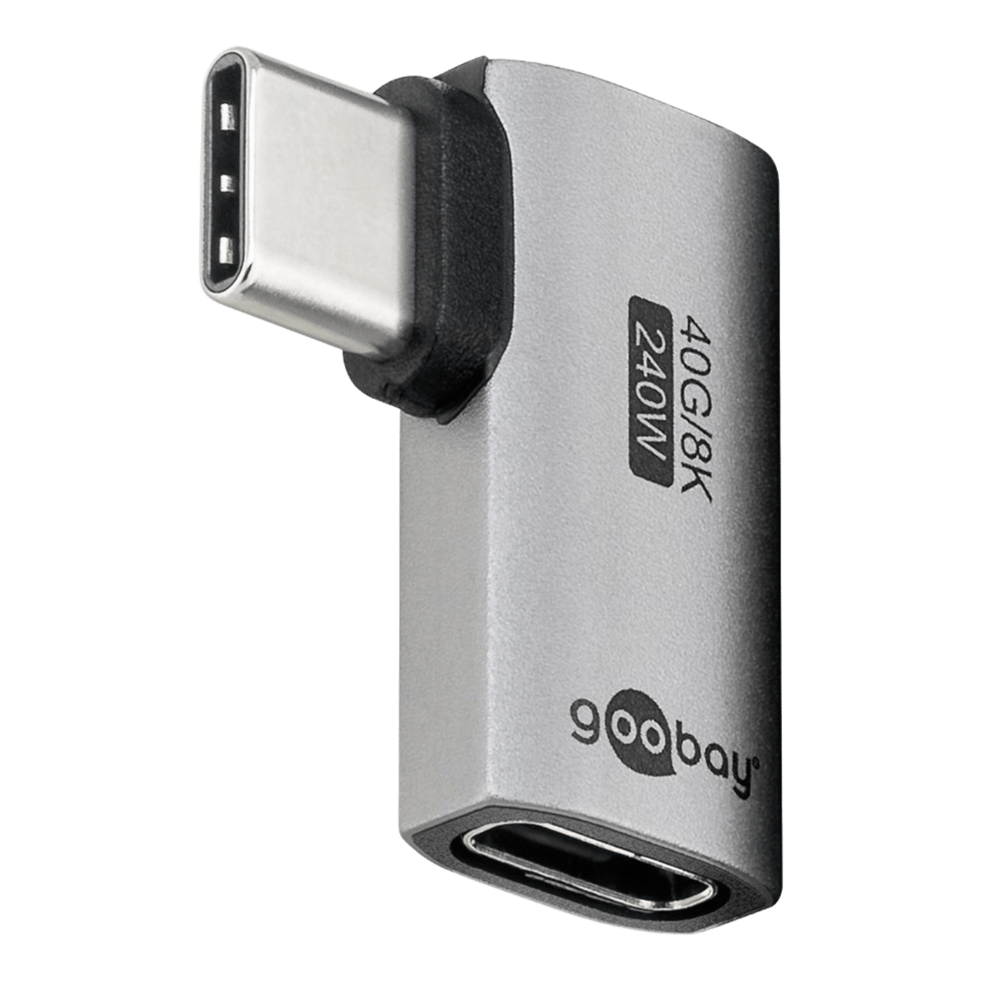 USB-C-adapter med 90° horisontal vinkel – USB4
