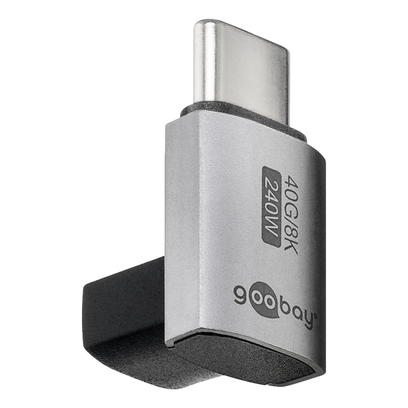 USB-C-vinkeladapter 90° med USB4-stöd