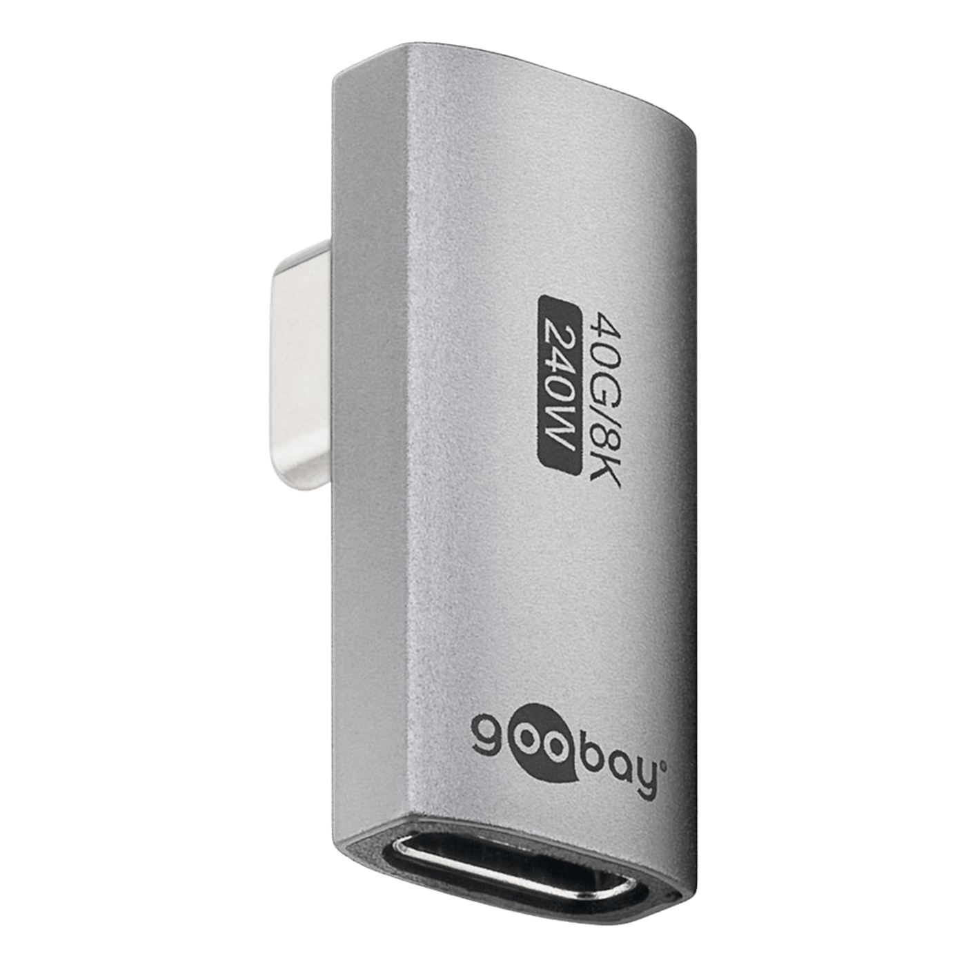 USB-C-adapter 90° med USB4-støtte