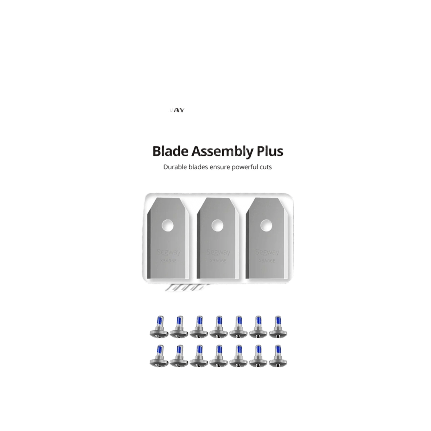 Segway Blade Assembly Plus – Reserveblad for Navimow robotgressklipper 12-pk.