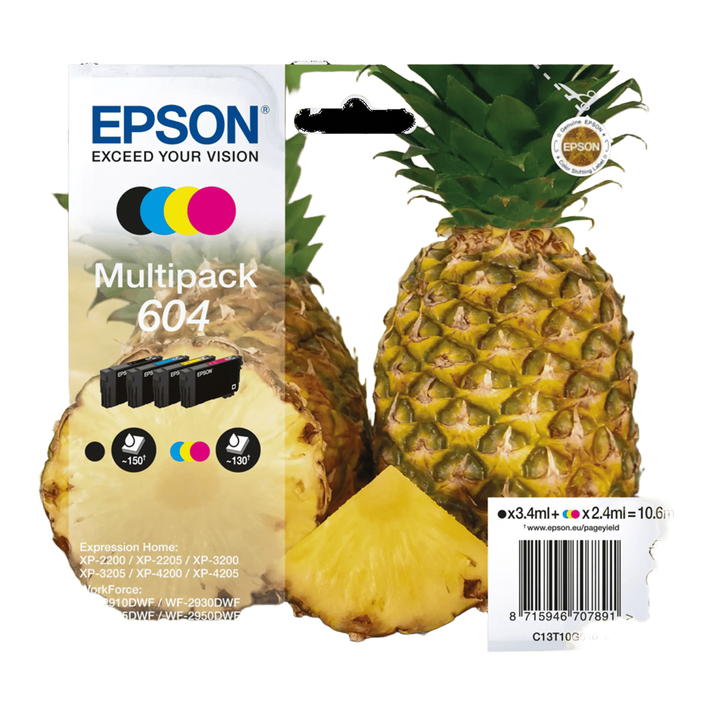 Epson 604 blekkpatroner i multipakke Standard