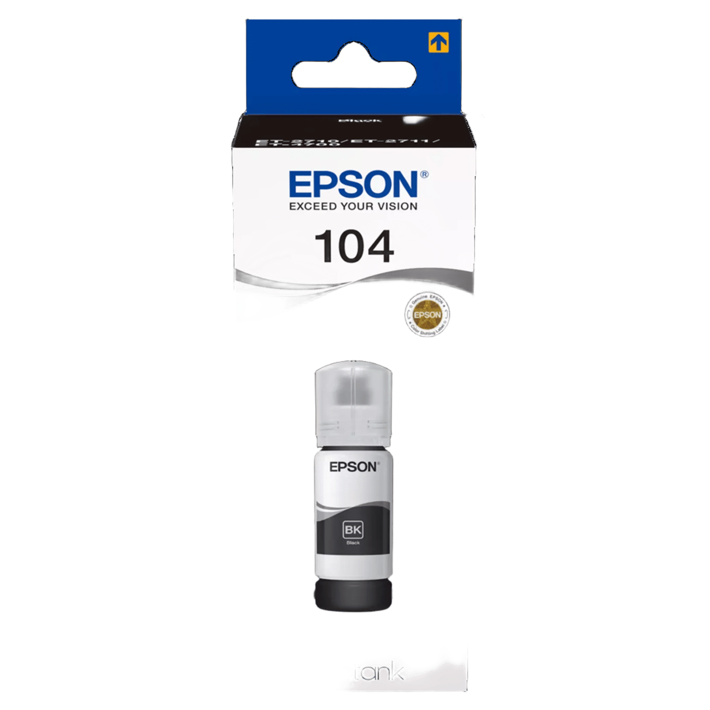 Epson 104 EcoTank blekkflaske 65 ml Svart