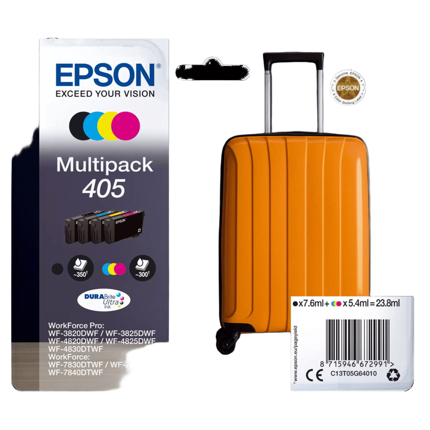 Epson 405 DURABrite Ultra bläckpatroner multipack Standard