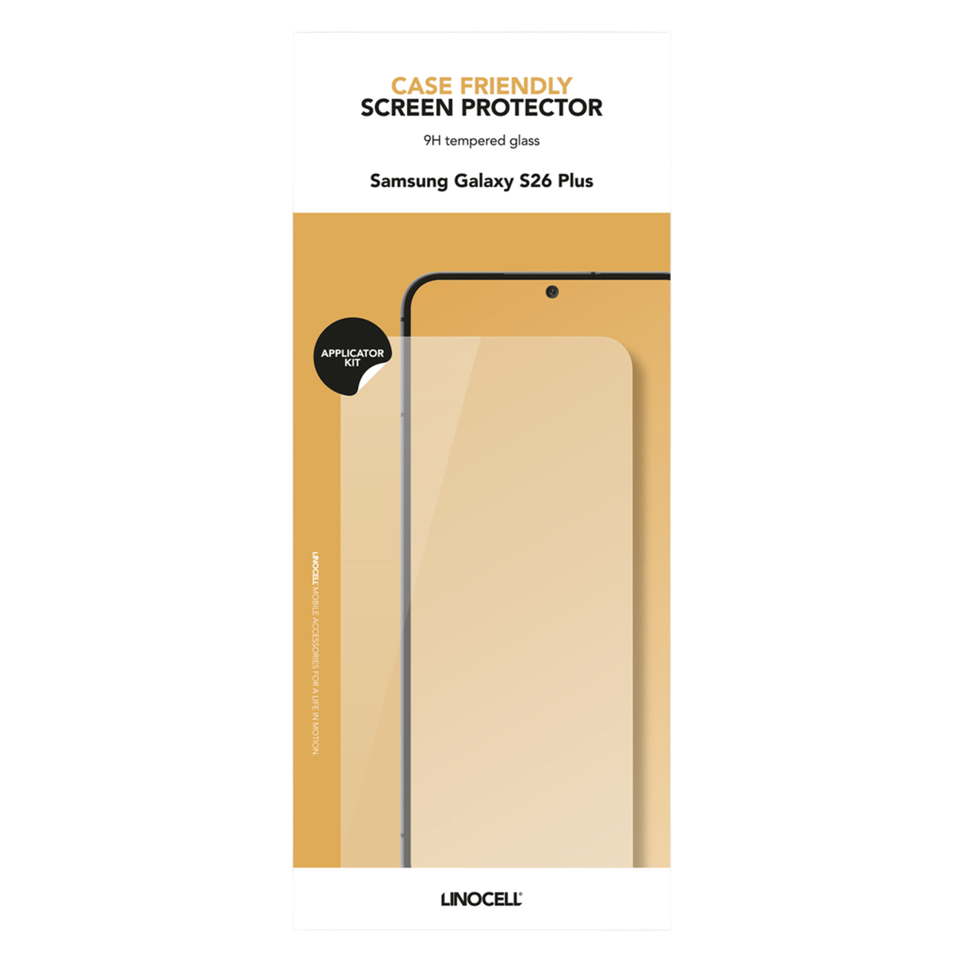 Linocell Case Friendly skjermbeskytter for Samsung Galaxy S26+