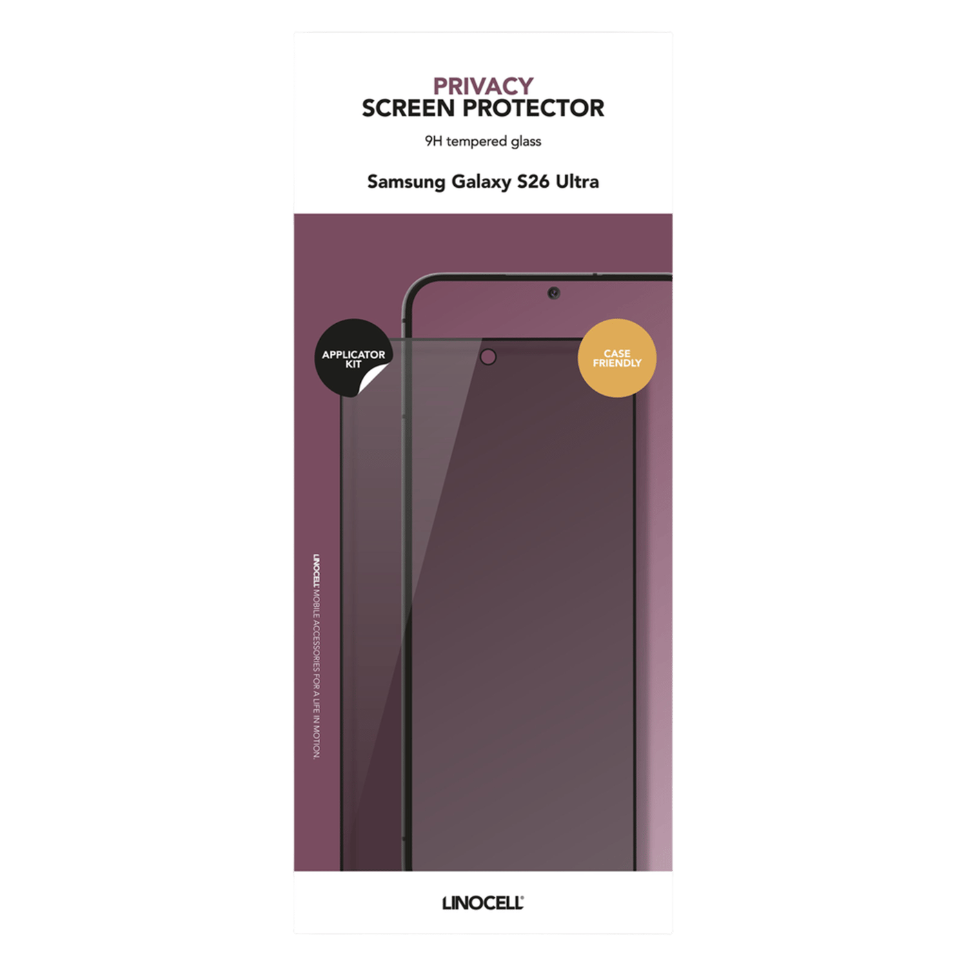 Linocell Privacy skjermbeskytter for Samsung Galaxy S26 Ultra