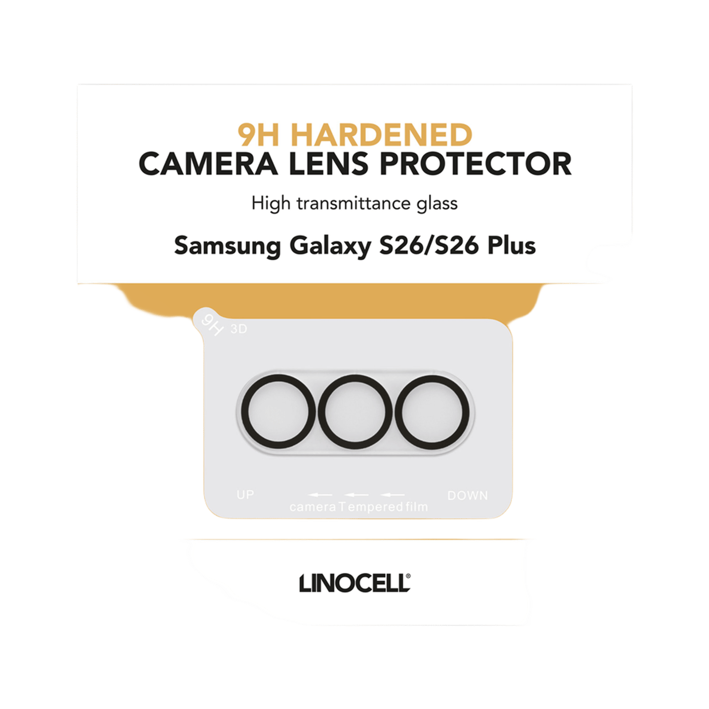 Linocell Beskytter for kameralinsen på Galaxy S26/S26 Plus