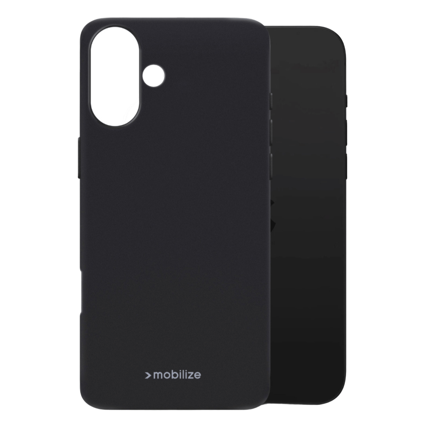 Mobilize Rubber Gelly Case – Mobilskal för iPhone 16 Plus Svart