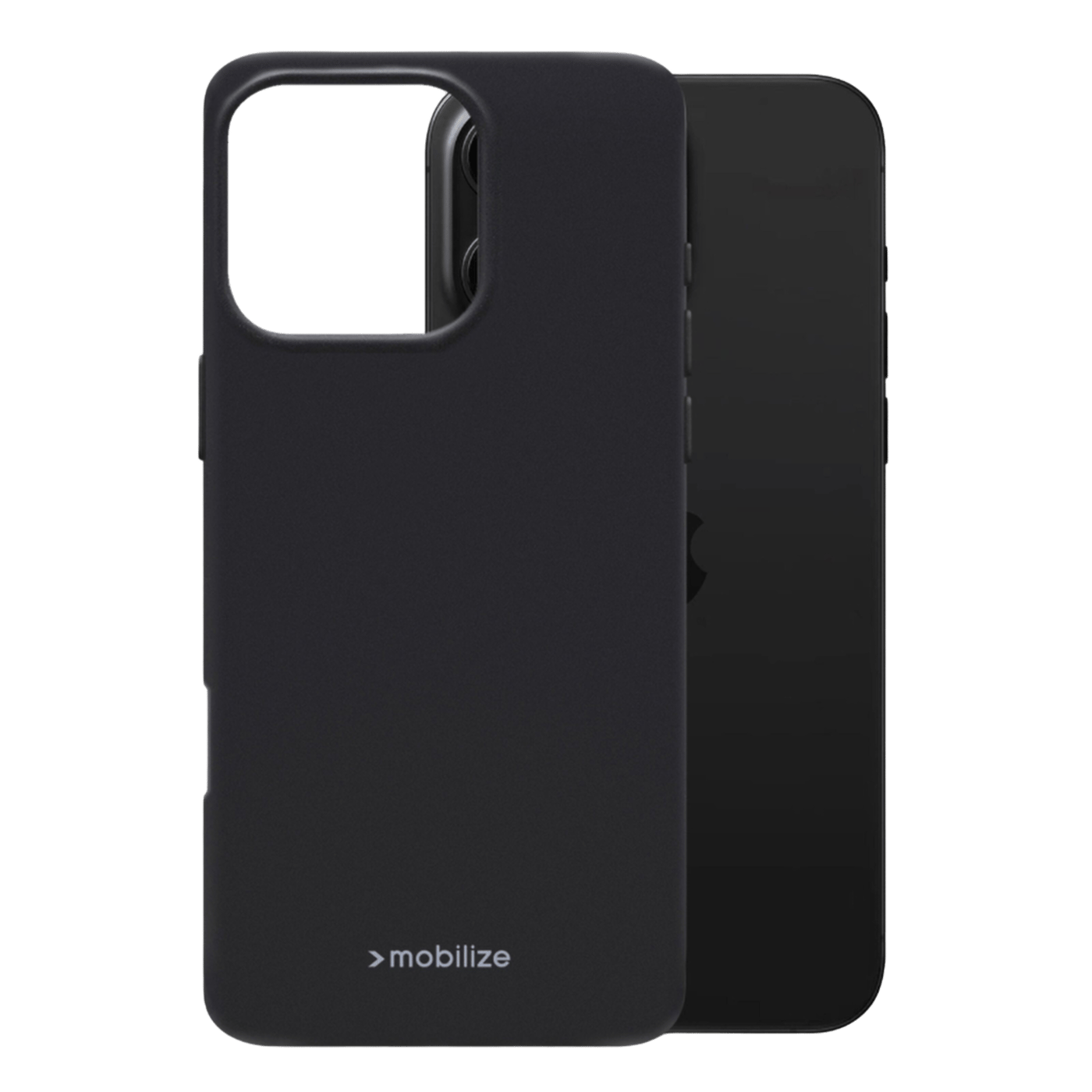 Mobilize Rubber Gelly Case – Mobilskal för iPhone 16 Pro Max Svart