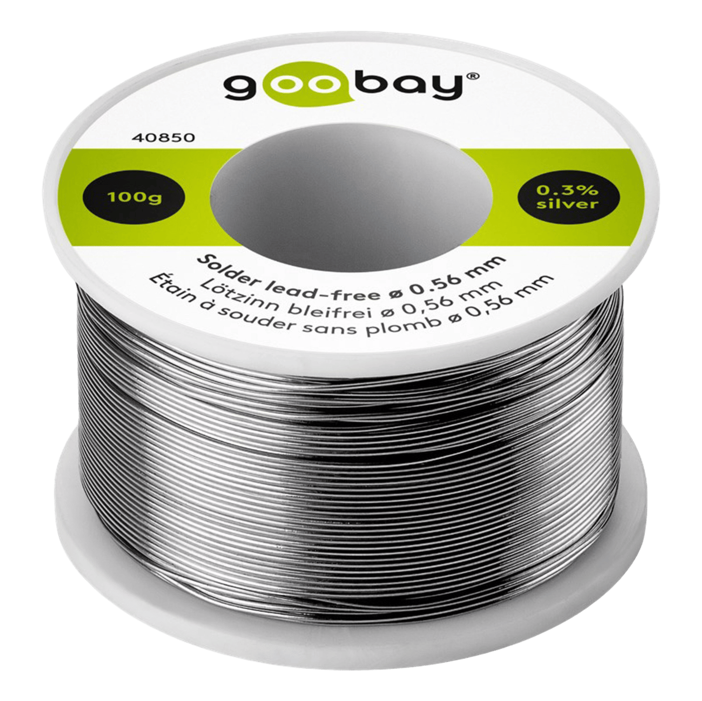 Blyfritt lödtenn ø 0,56 mm 100 g